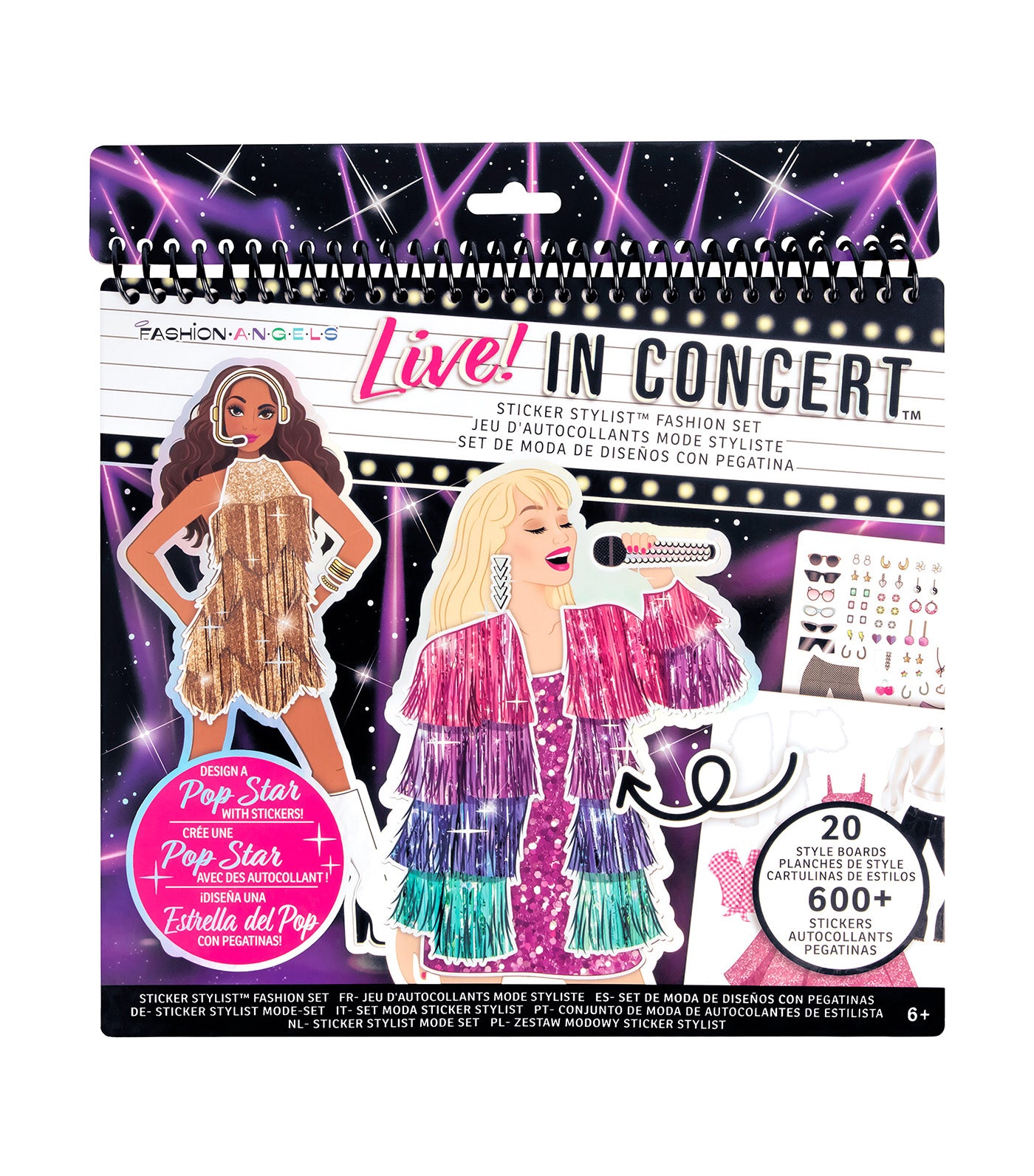 Live in Concert Sticker Stylist Fashion Set