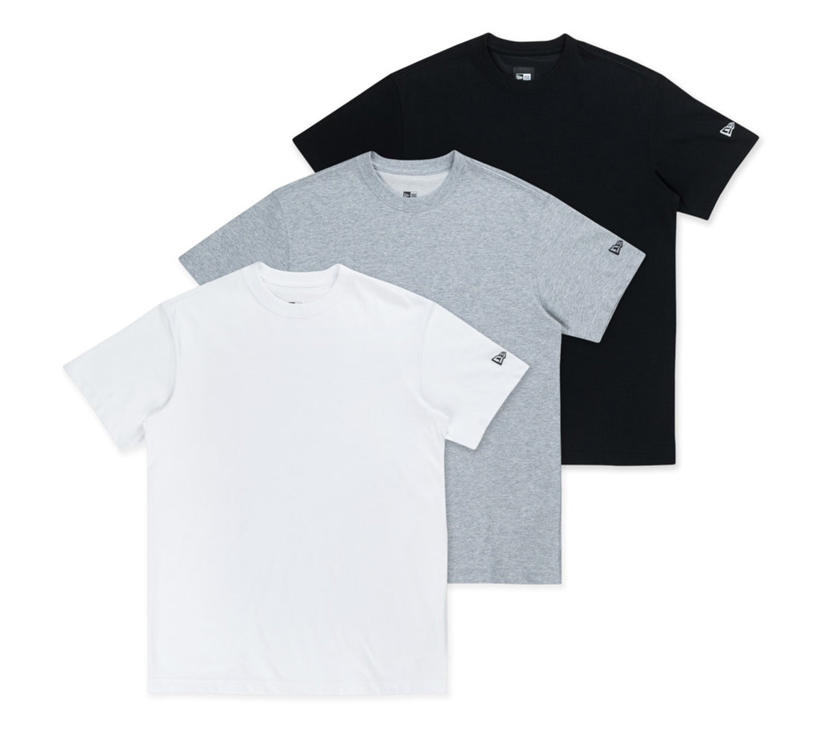 Short Sleeve CoolEra Tee 3-Pack Black/White/Heather Grey