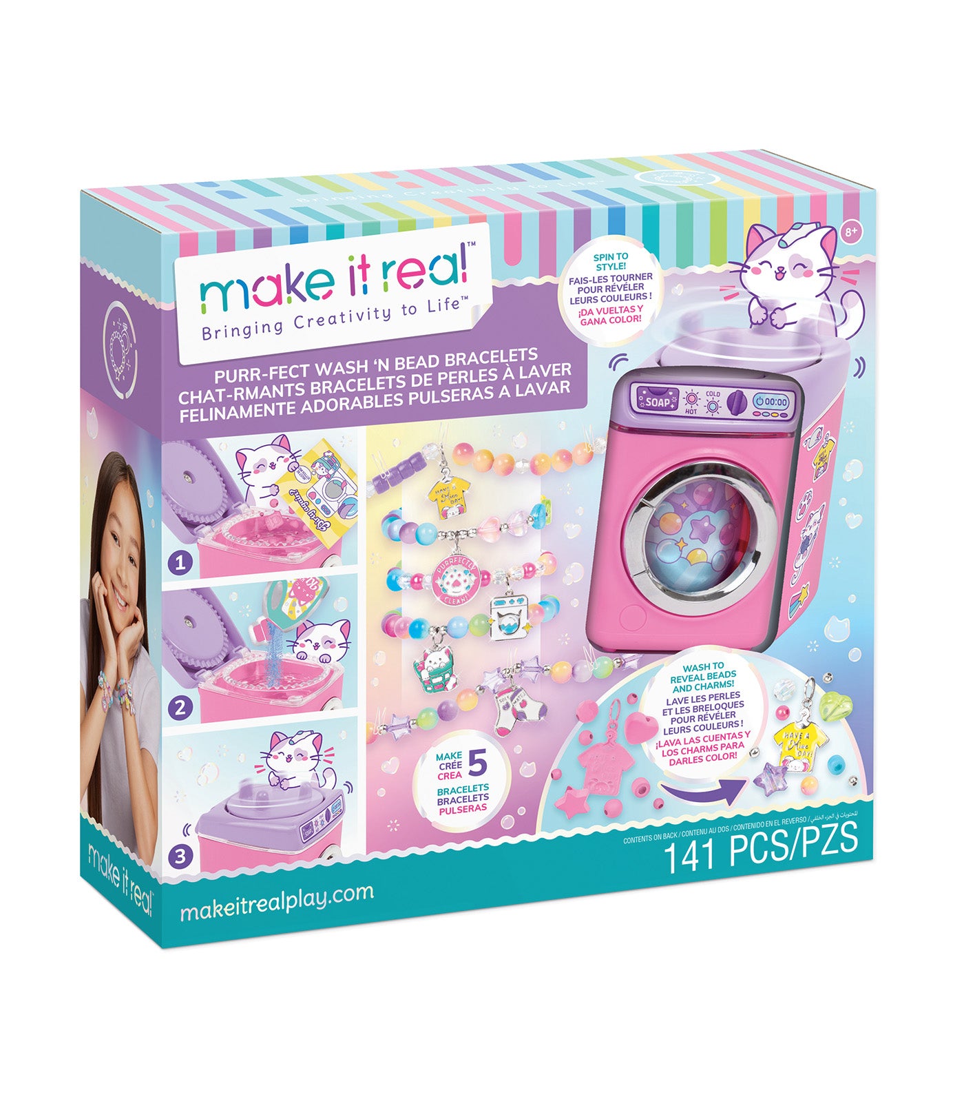 Purrfect Wash And Bead Bracelet Kit