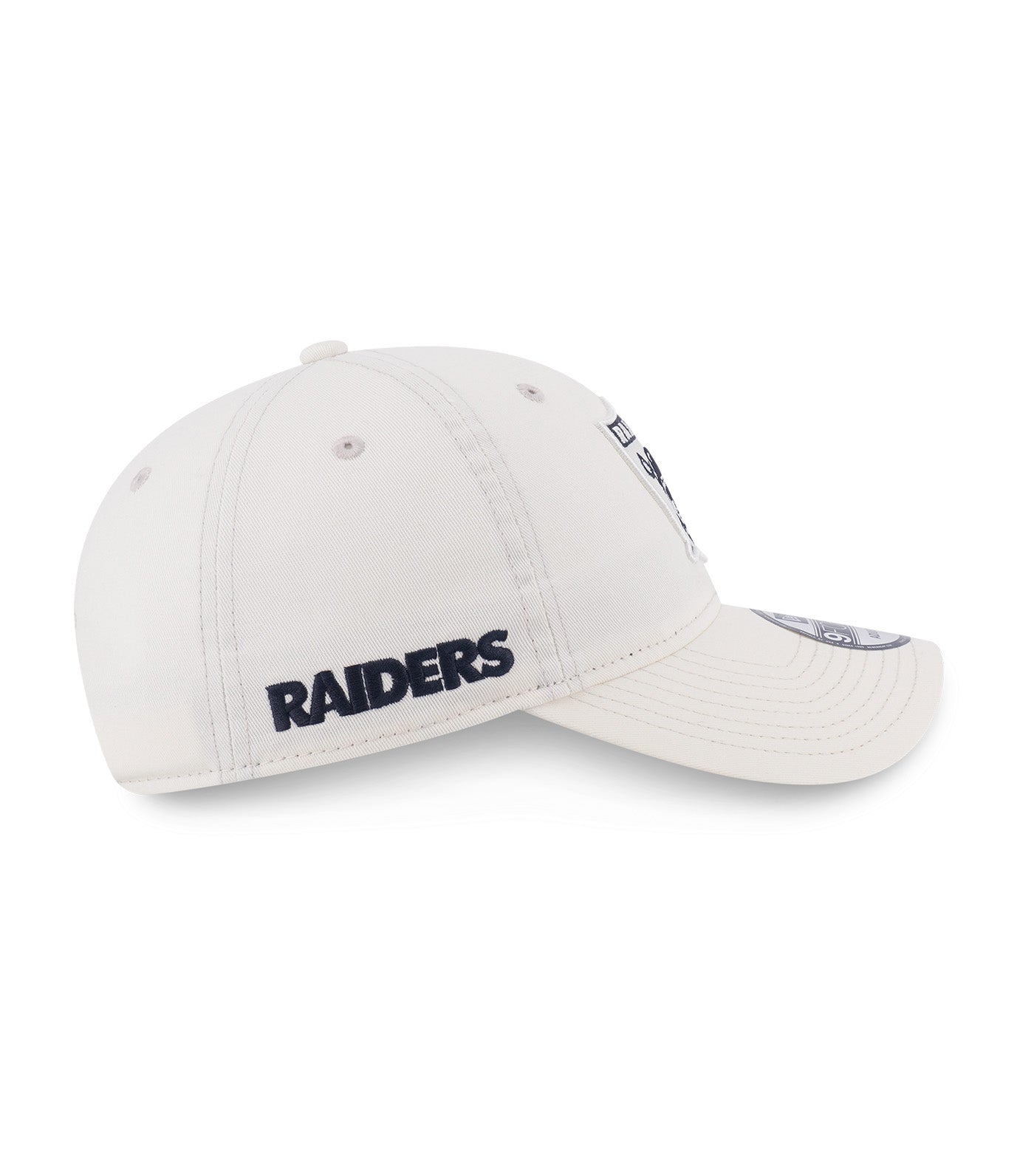 NFL Historic Oakland Raiders 9FORTY Unstructured Adjustable Cap Chrome White