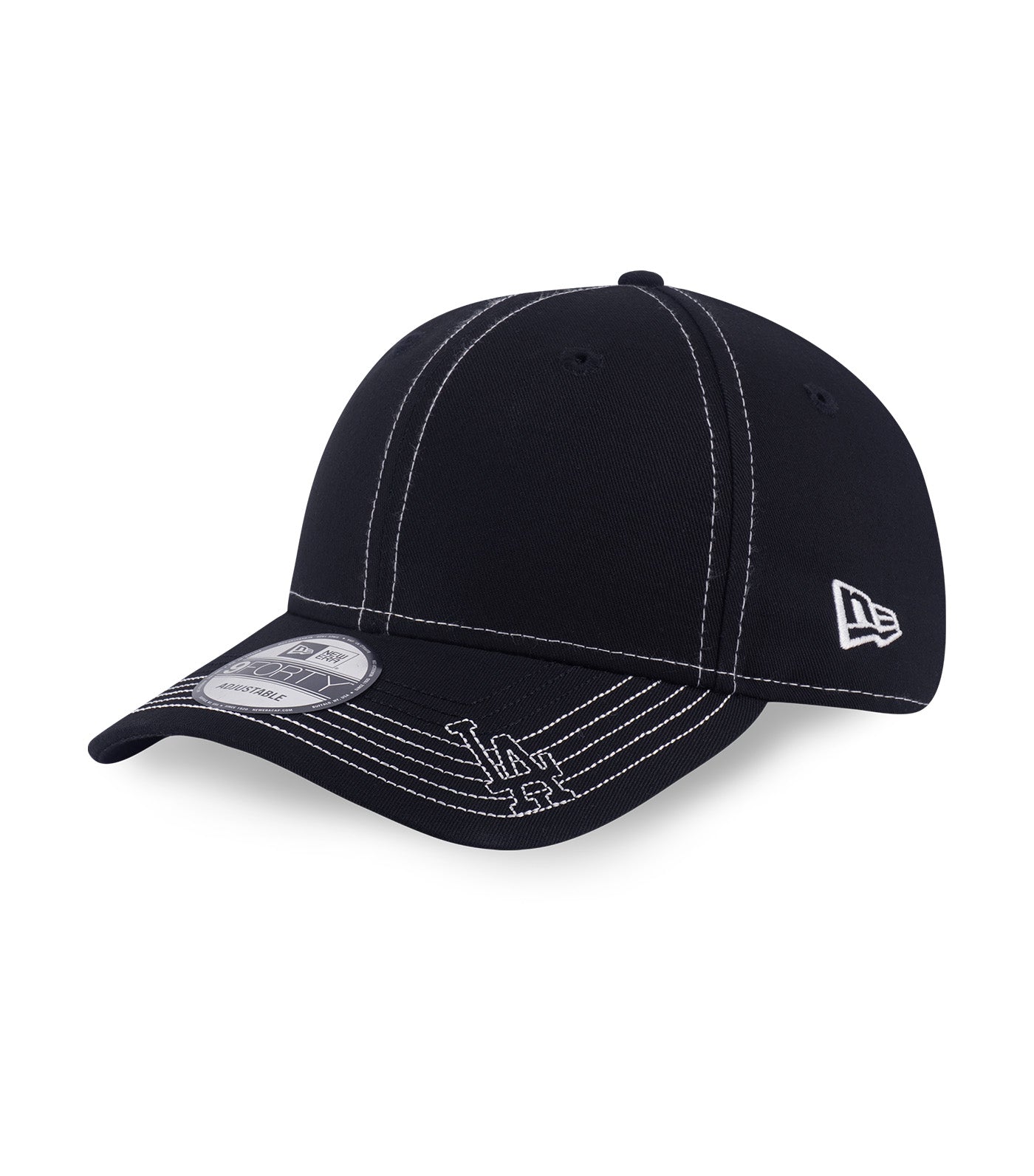 Los Angeles Dodgers 9FORTY MLB Contrast Stitching Black