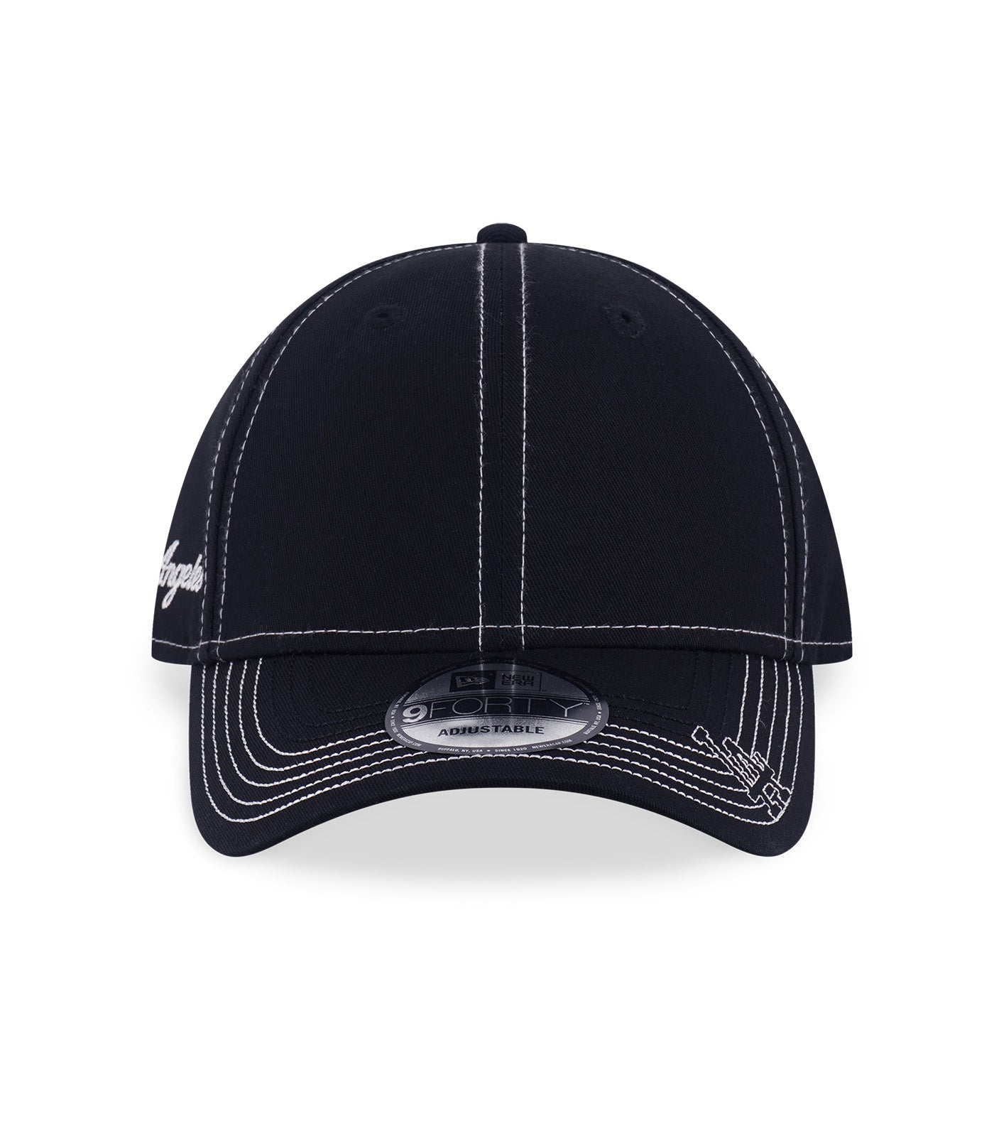 Los Angeles Dodgers 9FORTY MLB Contrast Stitching Black