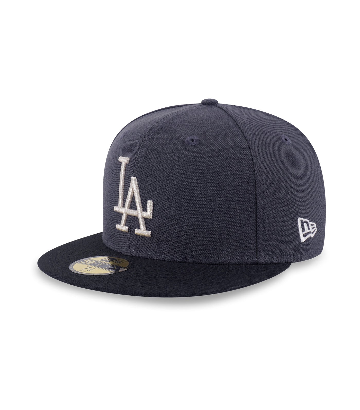 Los Angeles Dodgers 5950 Pack Metallic 59FIFTY Fitted Cap Graphite