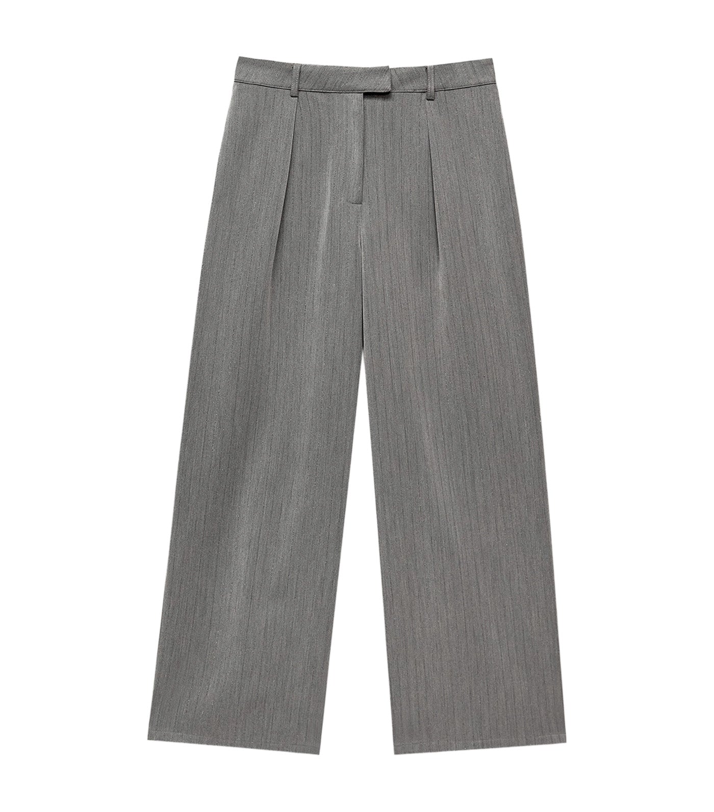 Pinstripe Pants Mid Grey
