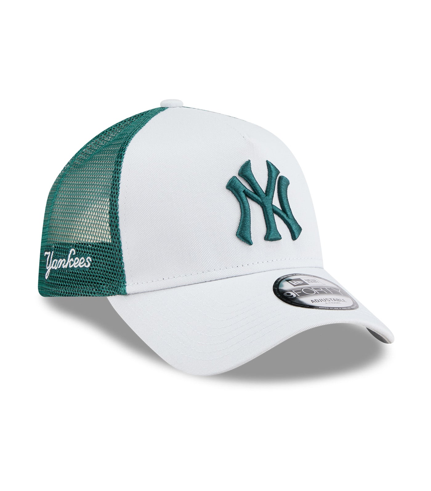New York Yankees Color Era 9FORTY A-Frame Cap Silver Snow Green
