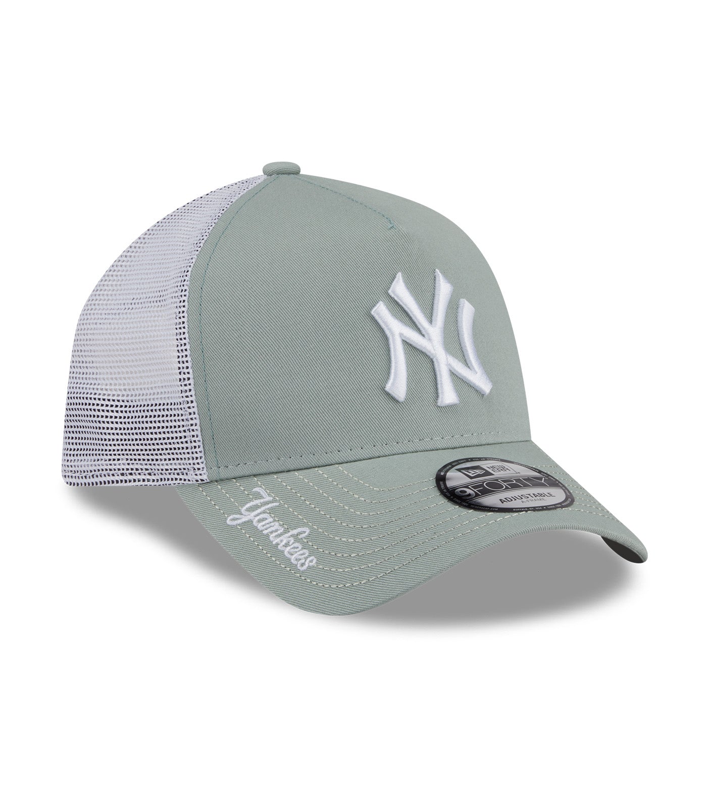 New Era New York Yankees Color Era 9FORTY A-Frame Trucker Cap Green
