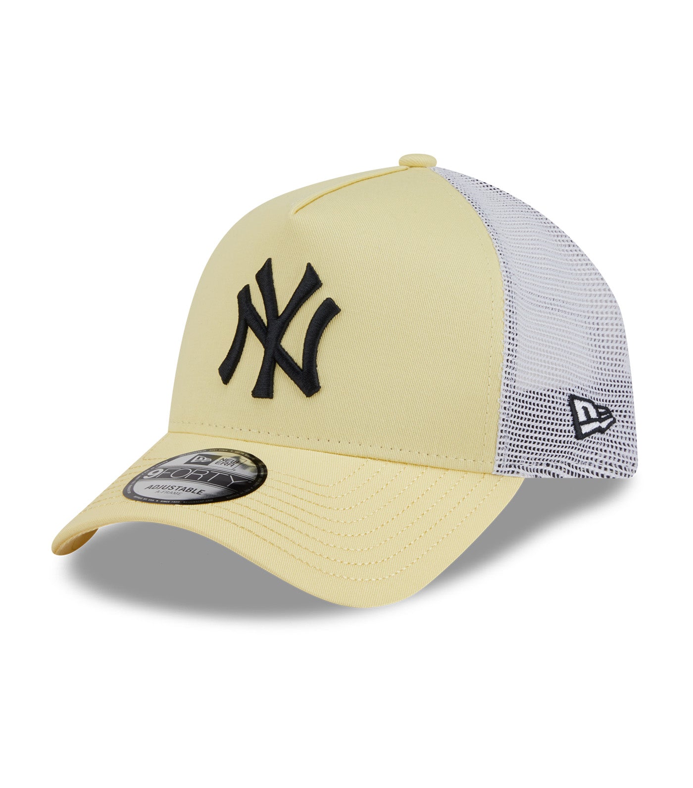 New Era New York Yankees Color Era 9FORTY A-Frame Trucker Cap Yellow