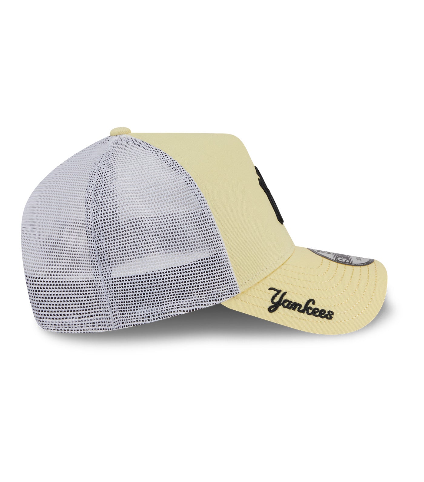 New Era New York Yankees Color Era 9FORTY A-Frame Trucker Cap Yellow