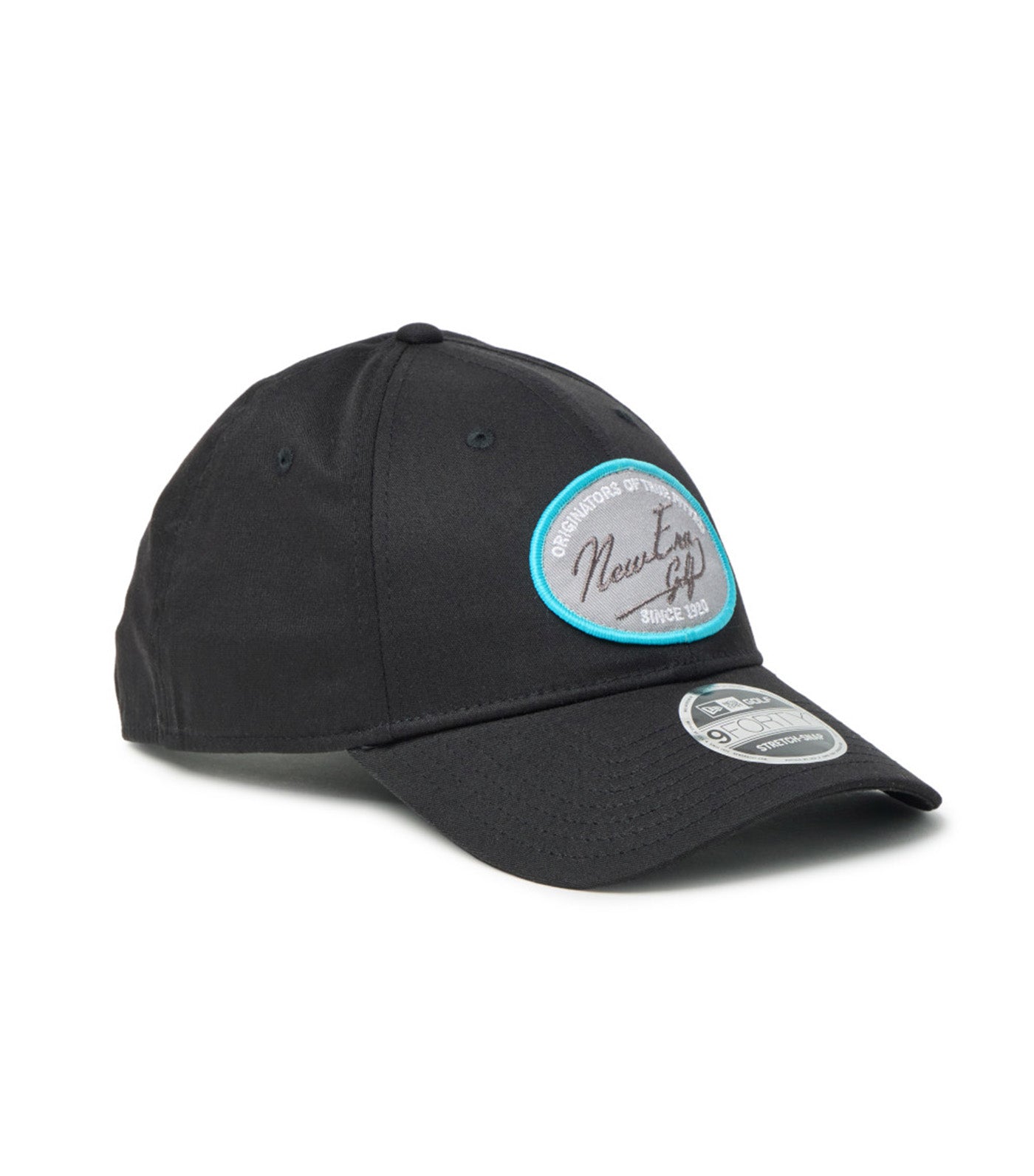 Script Oval Patch Black Golf 9FORTY Stretch Snapback Cap Black