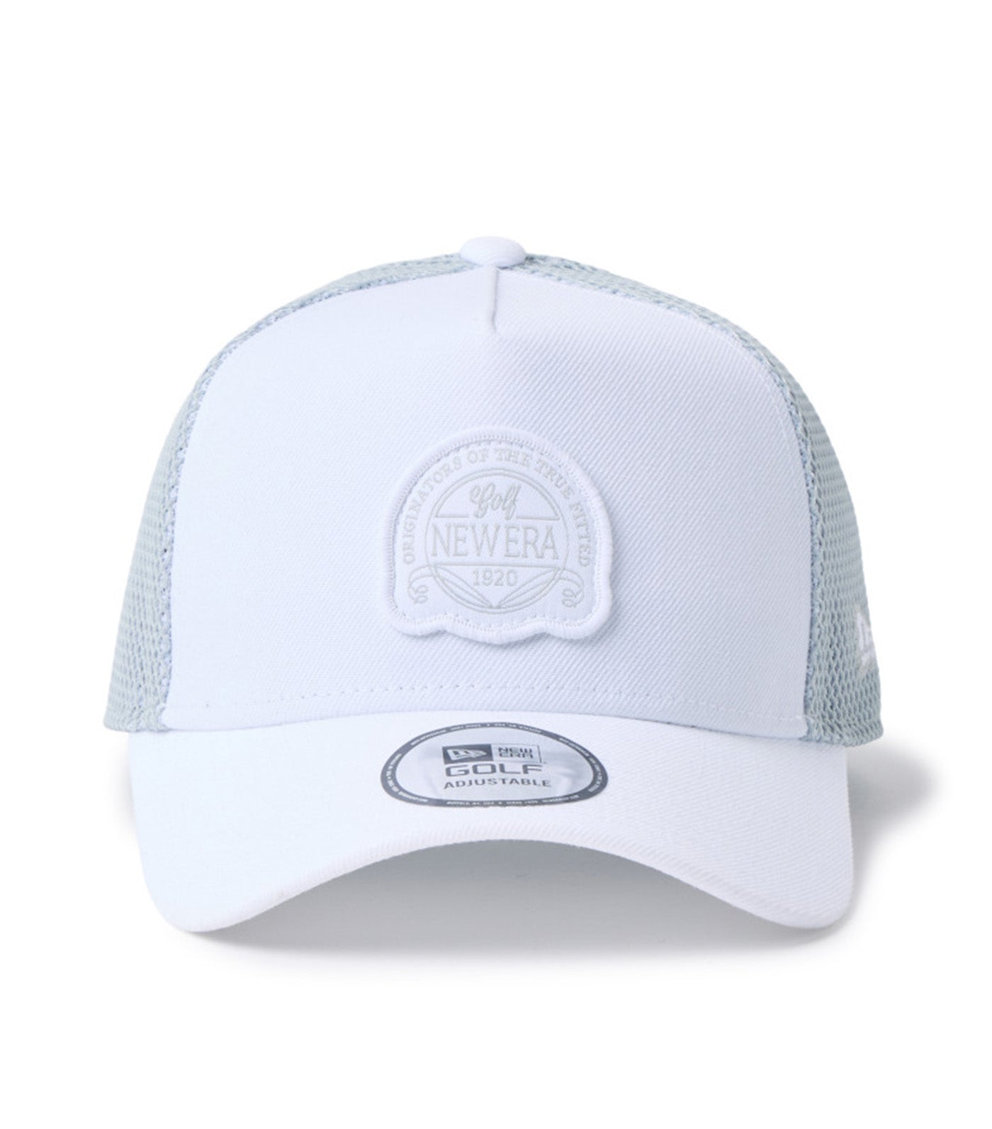 Golf 9FORTY A-Frame Trucker Double Mesh Cap White Gray