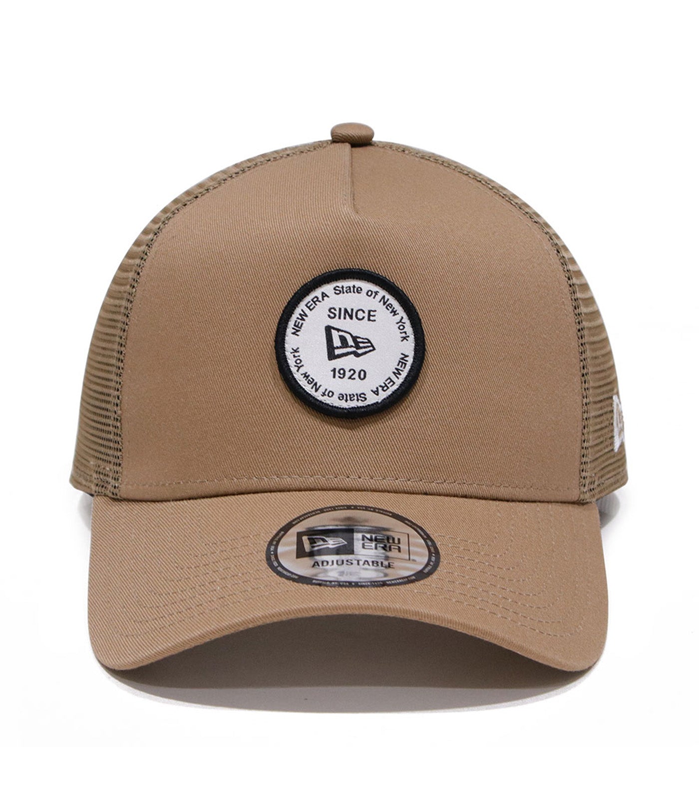 Round Patch 9FORTY A-Frame Trucker Cap Khaki