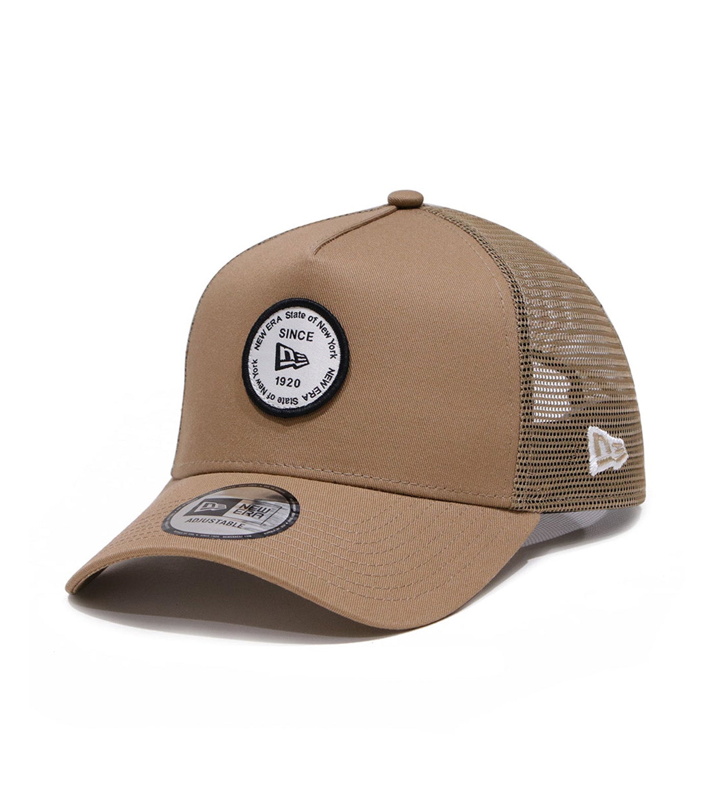 Round Patch 9FORTY A-Frame Trucker Cap Khaki