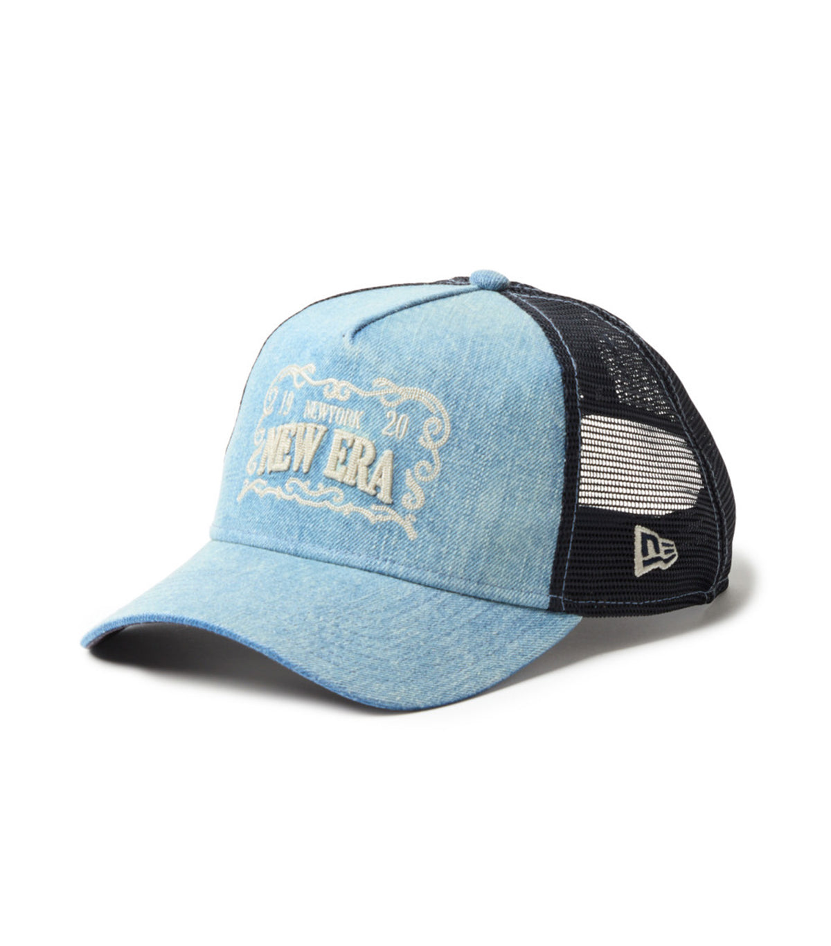 Frame Logo 9FORTY A-Frame Trucker Cap Denim