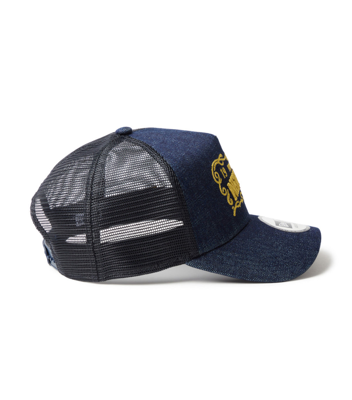 Frame Logo 9FORTY A-Frame Trucker Cap Denim