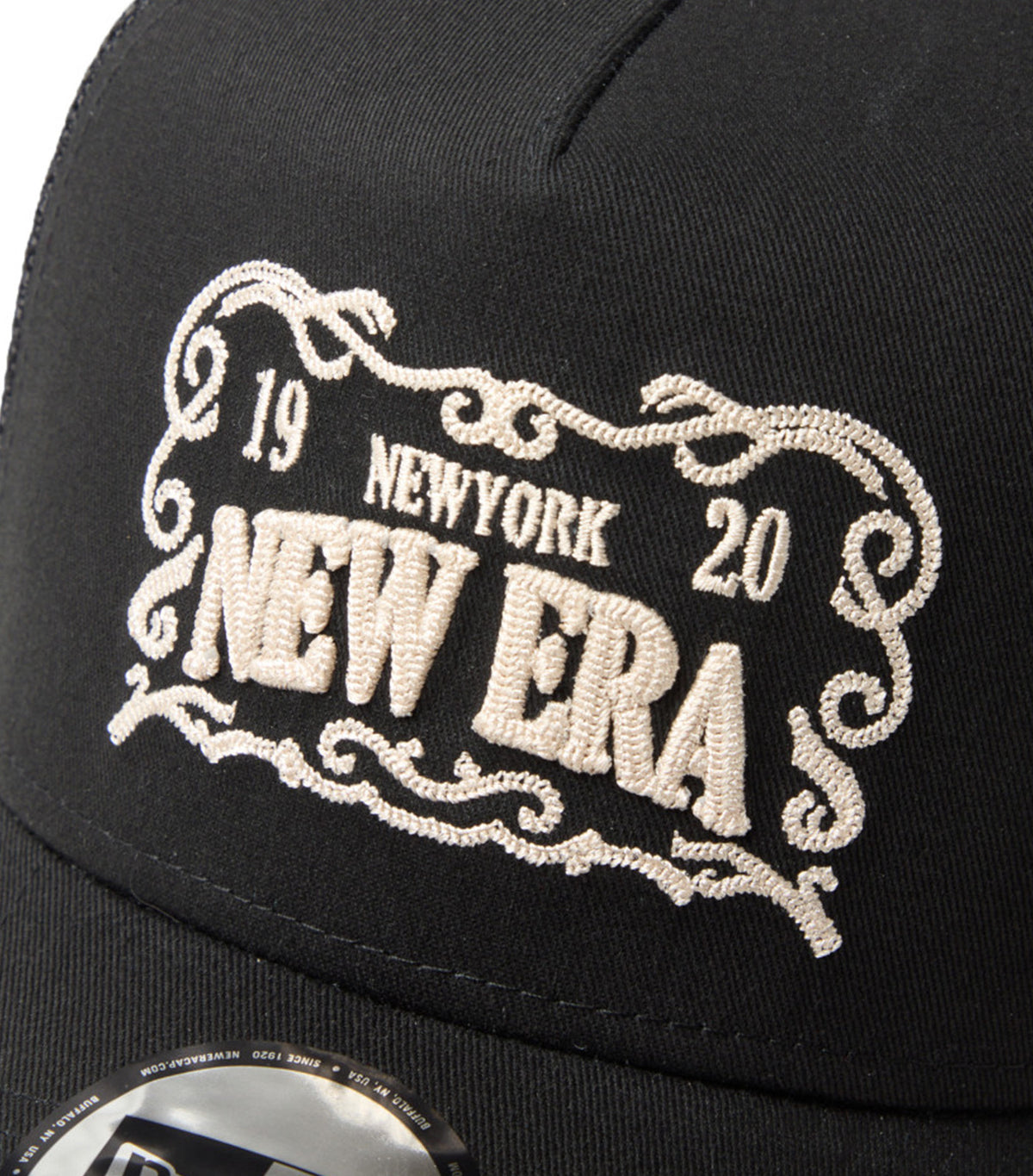 Frame Logo 9FORTY A-Frame Trucker Cap Black