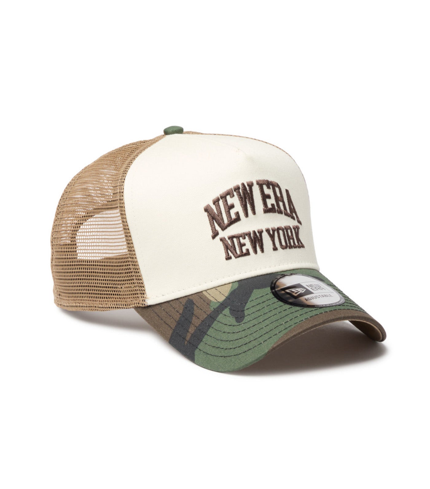 New York College 9FORTY A-Frame Trucker Snapback