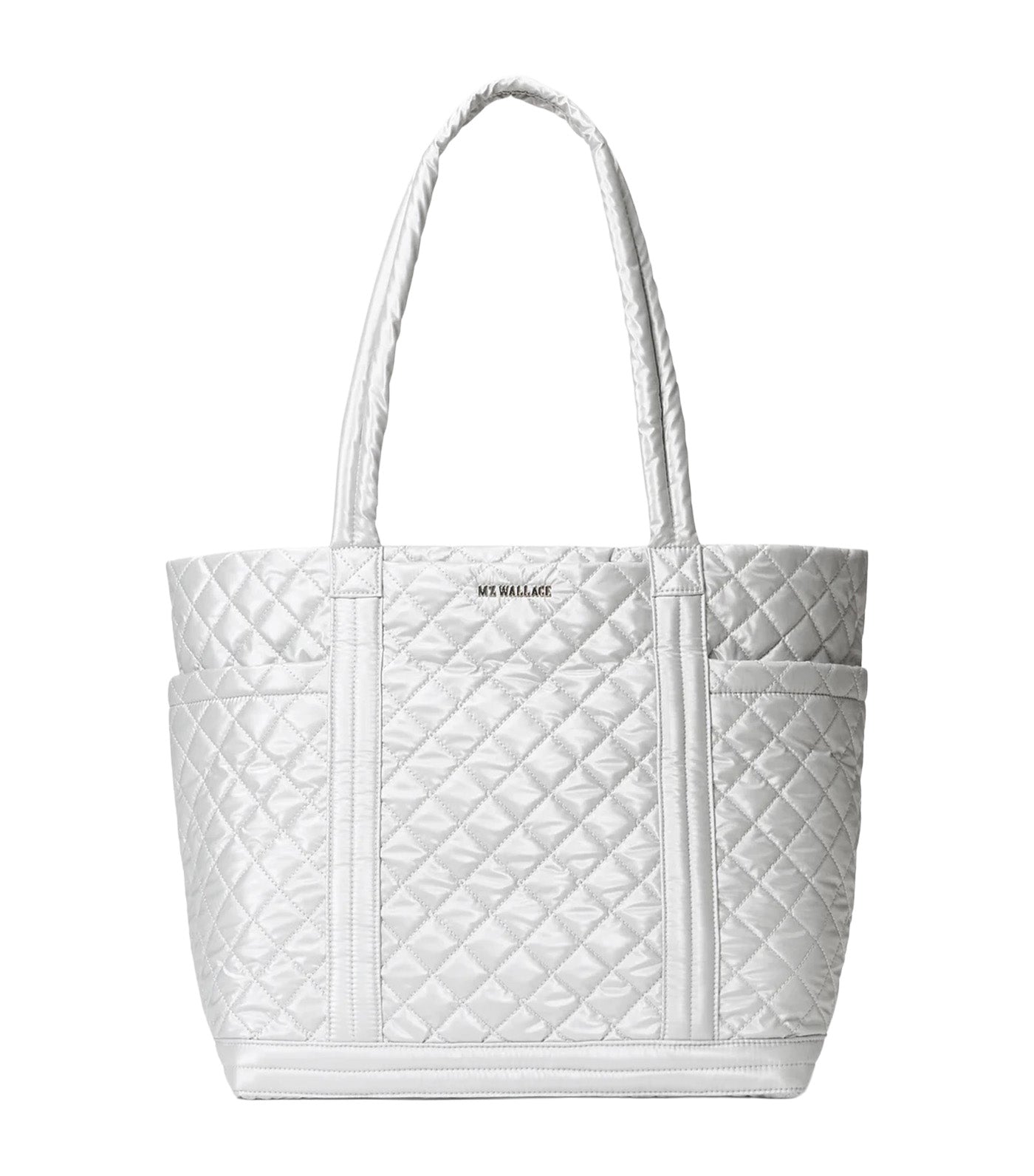 Large Empire Tote Oyster Metallic