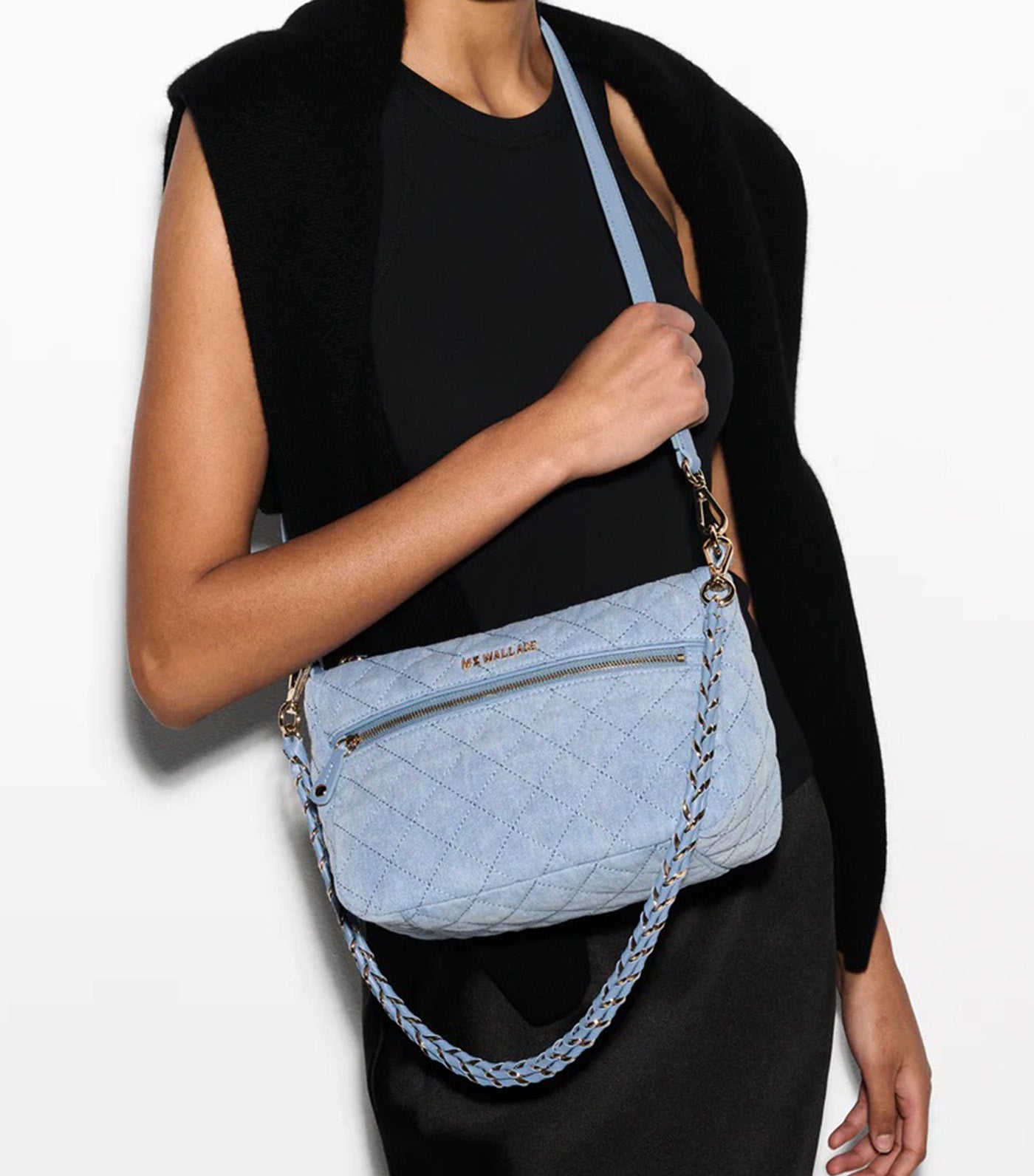 Crosby Ella Crossbody Light Denim