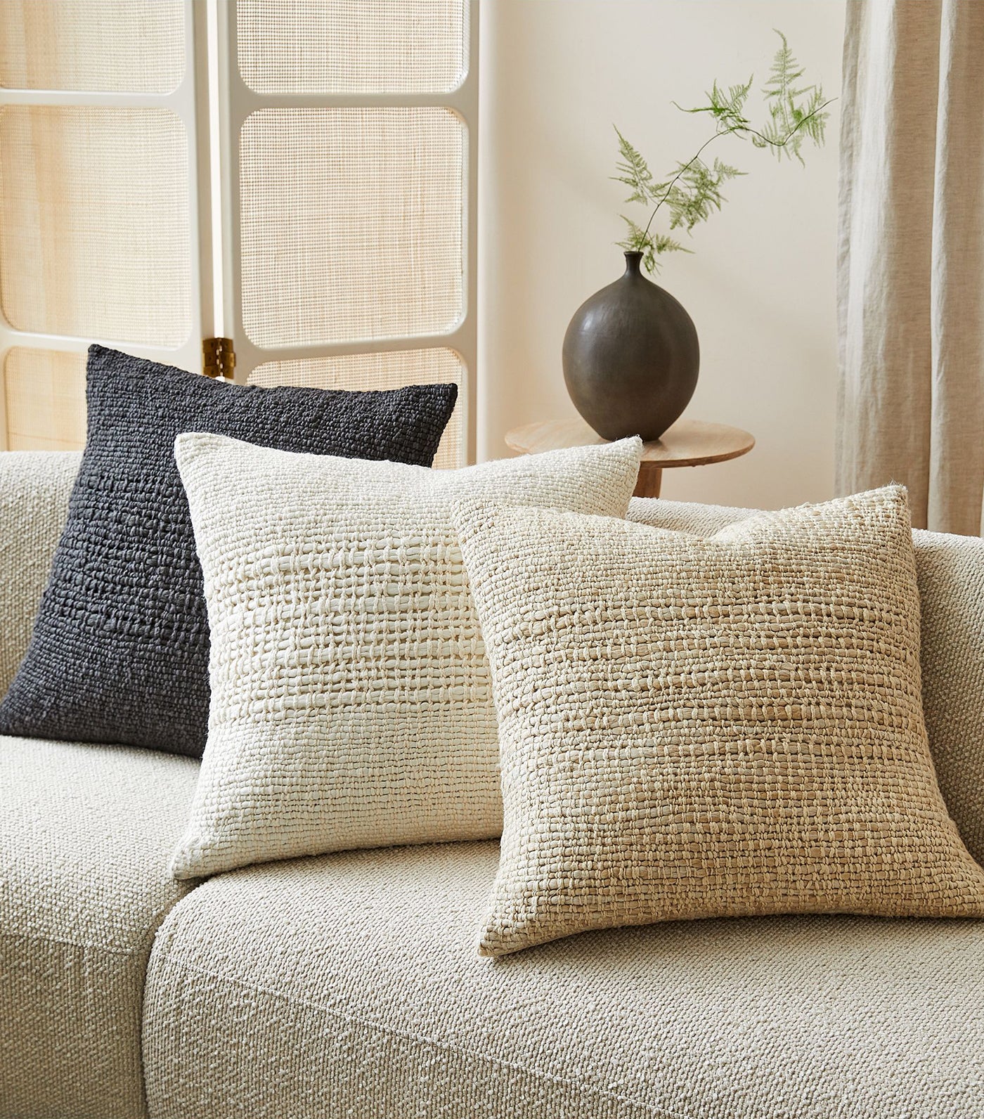 west elm Cozy Weave Pillow Cover