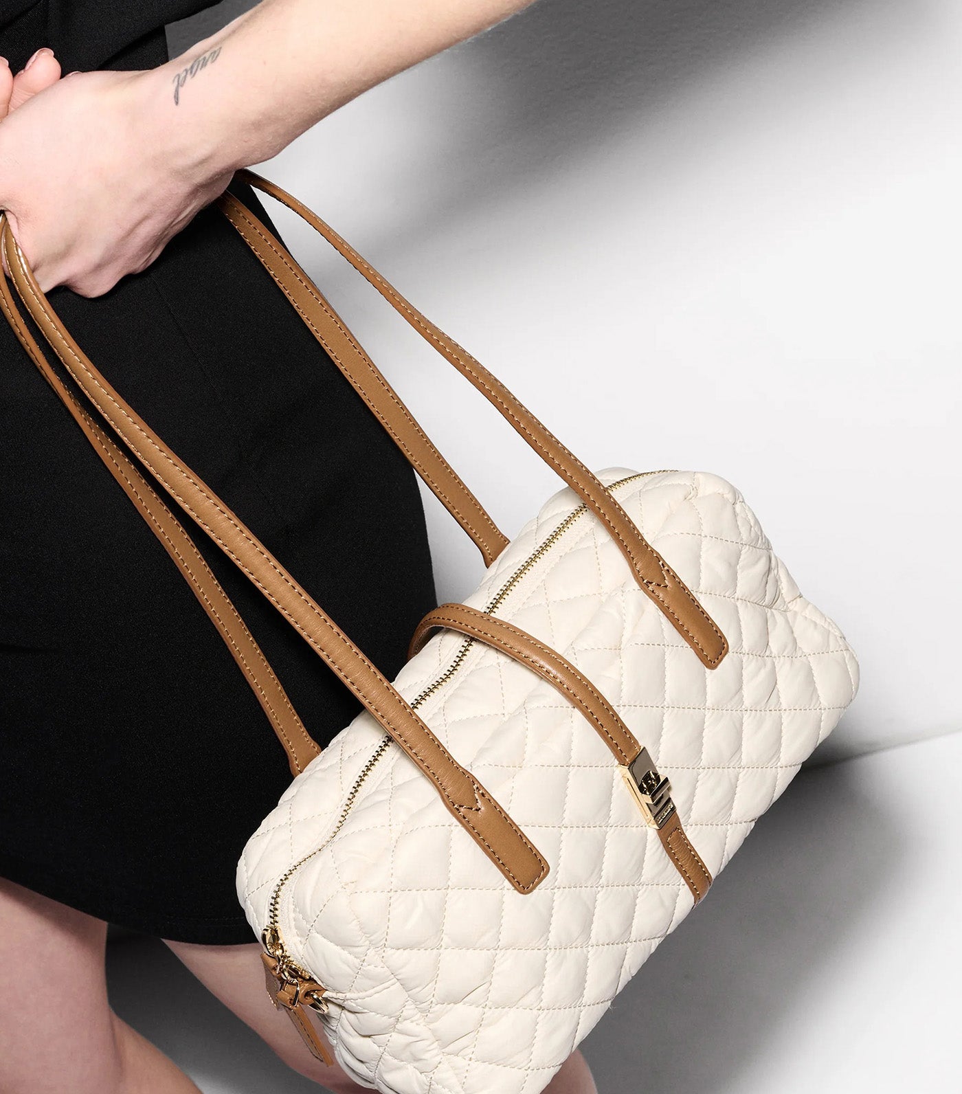 Small Astor Satchel Sandshell