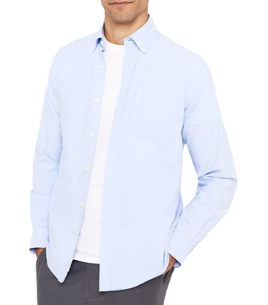 Plain Oxford Shirt Blue