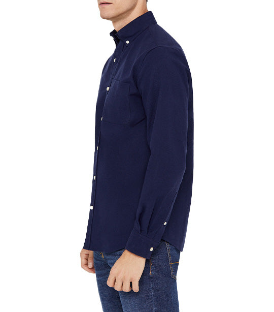 Plain Oxford Shirt Navy