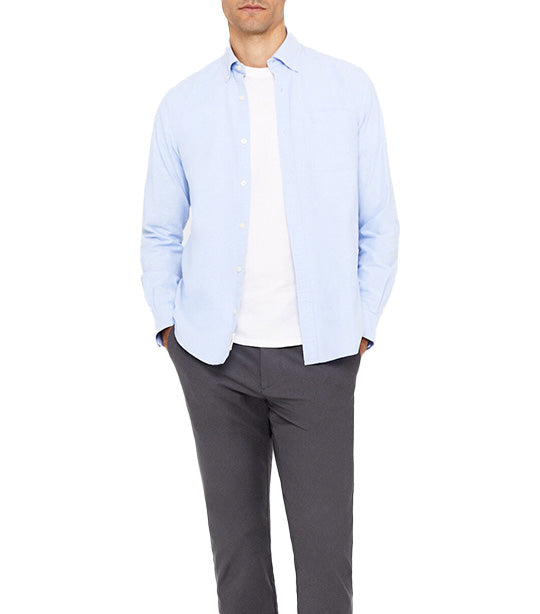 Plain Oxford Shirt Blue