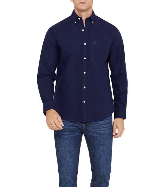 Plain Oxford Shirt Navy