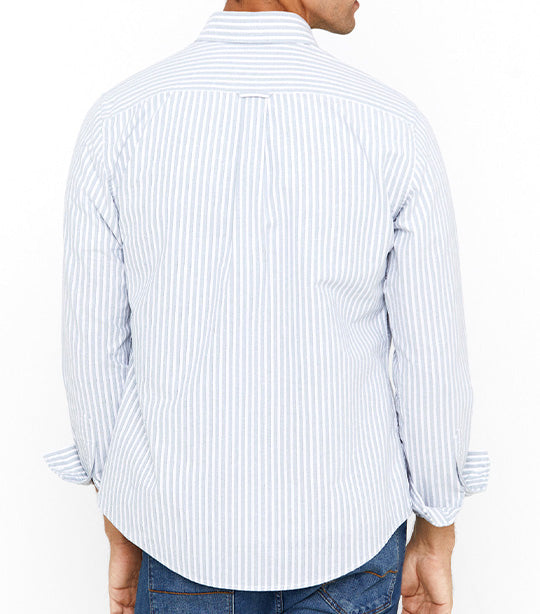 Striped Oxford Shirt Green