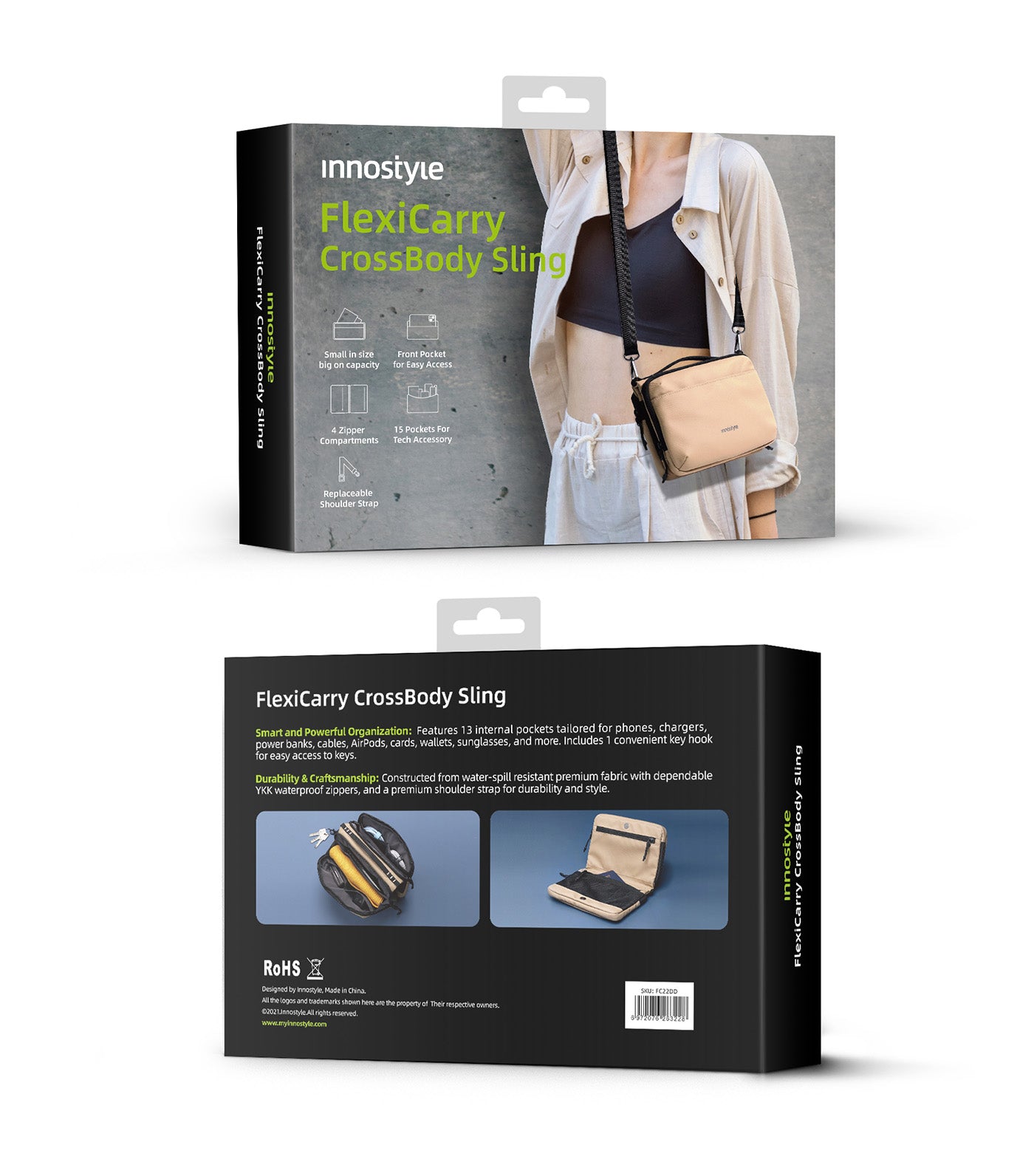 FlexiCarry Crossbody Sling Bag