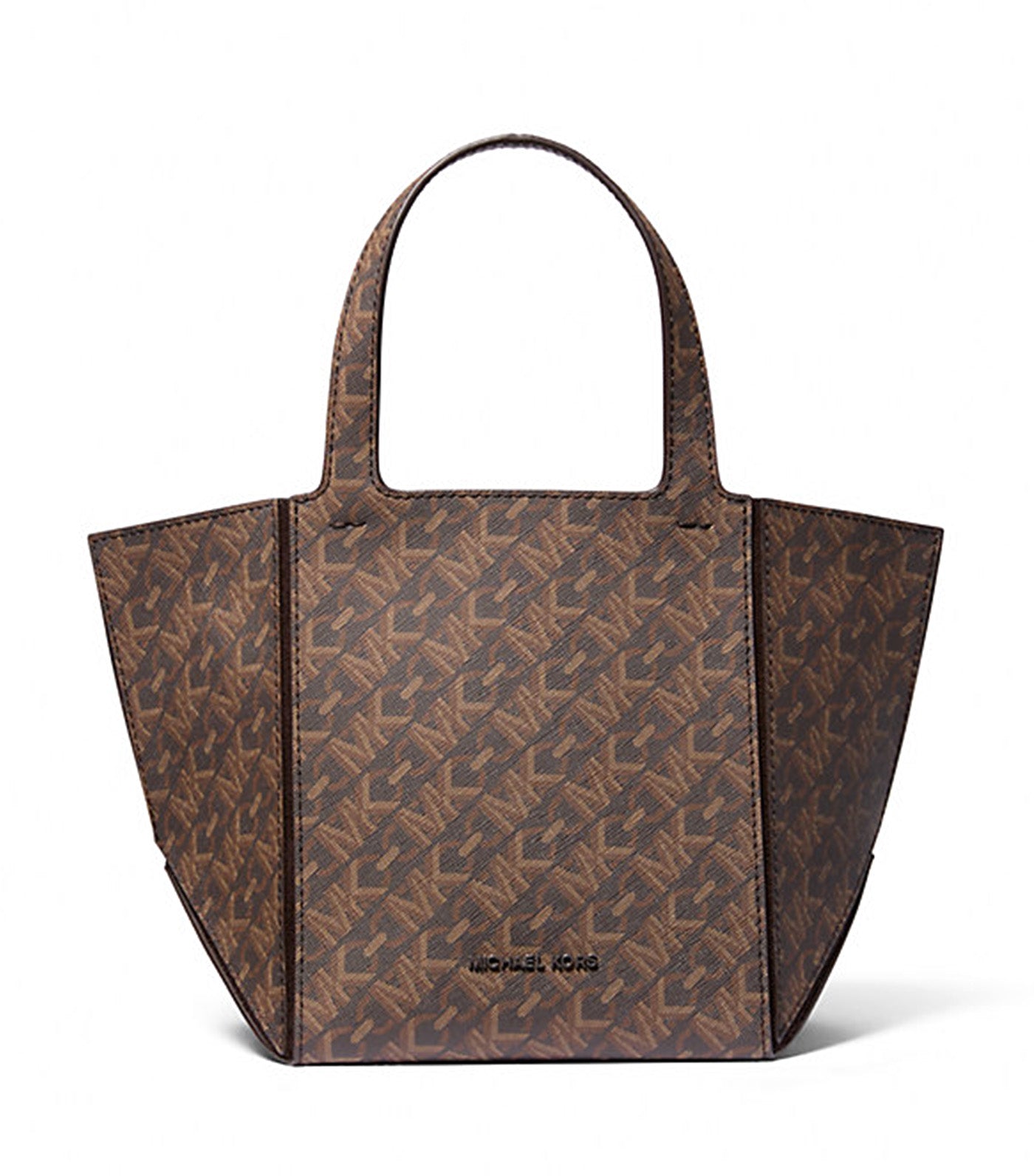 Jordi Small Empire Signature Logo Tote Bag Brown
