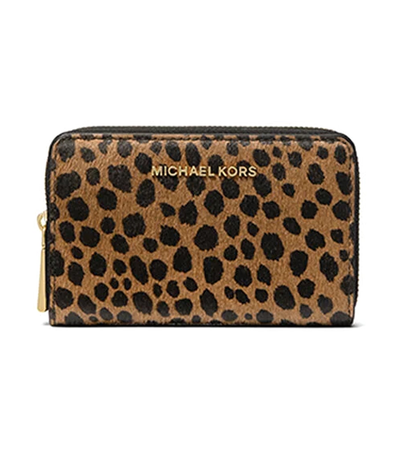 Jet Set Small Cheetah Print Calf Hair Wallet Husk Multi