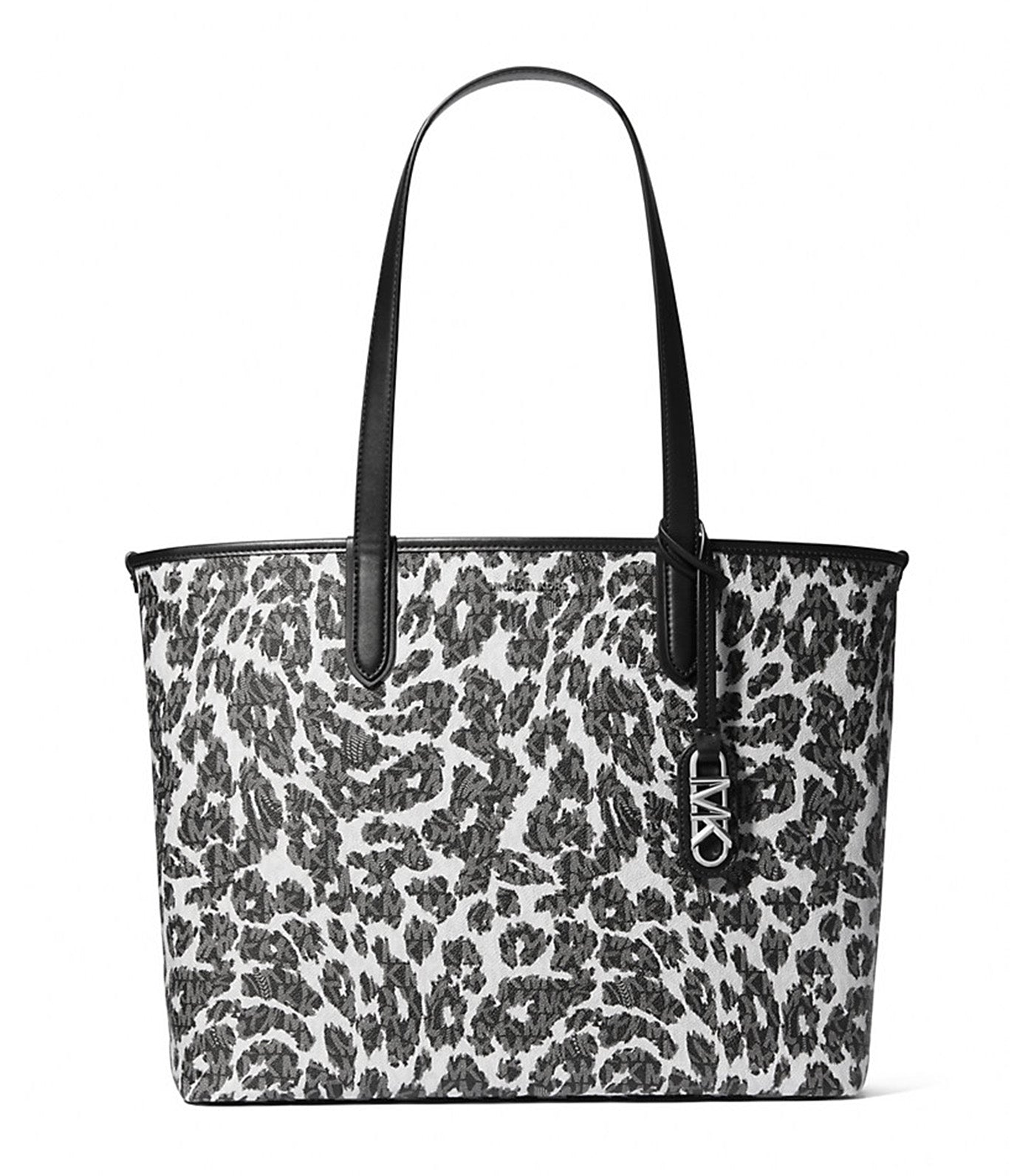 Eliza Extra-Large Leopard Logo Tote Bag Black Multi