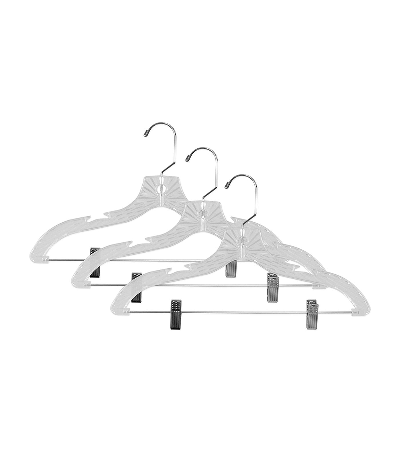 MakeRoom Curve Crystal Plastic Hanger