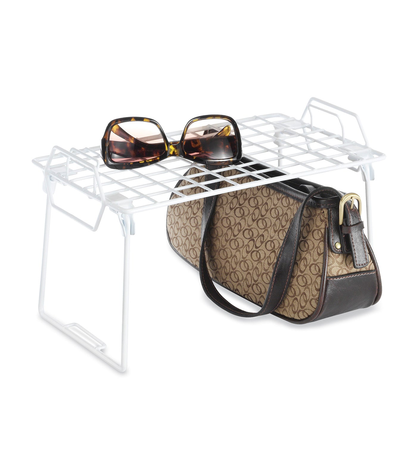 MakeRoom Grid Stacking Shelf