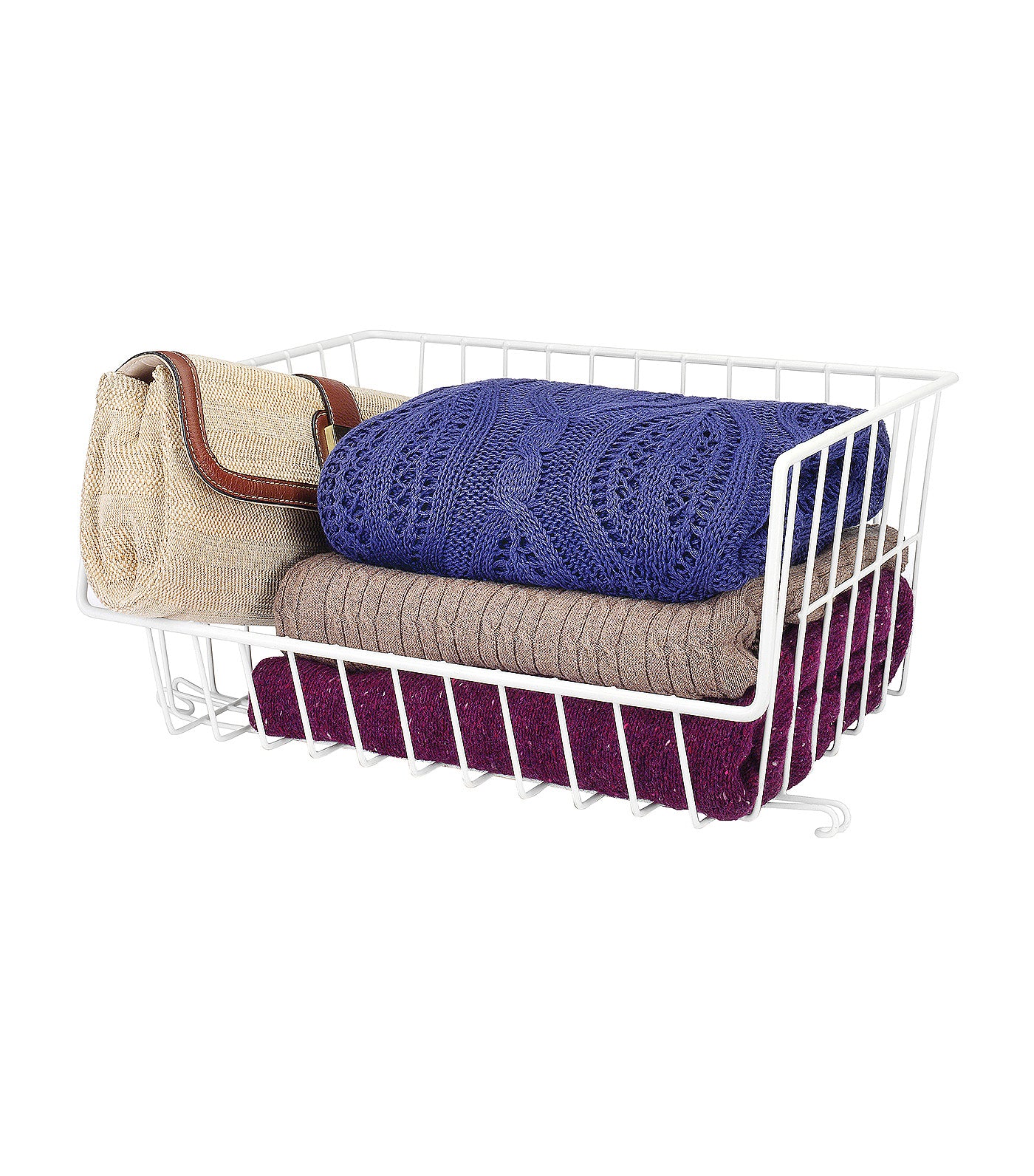 MakeRoom Wire Stackable Basket