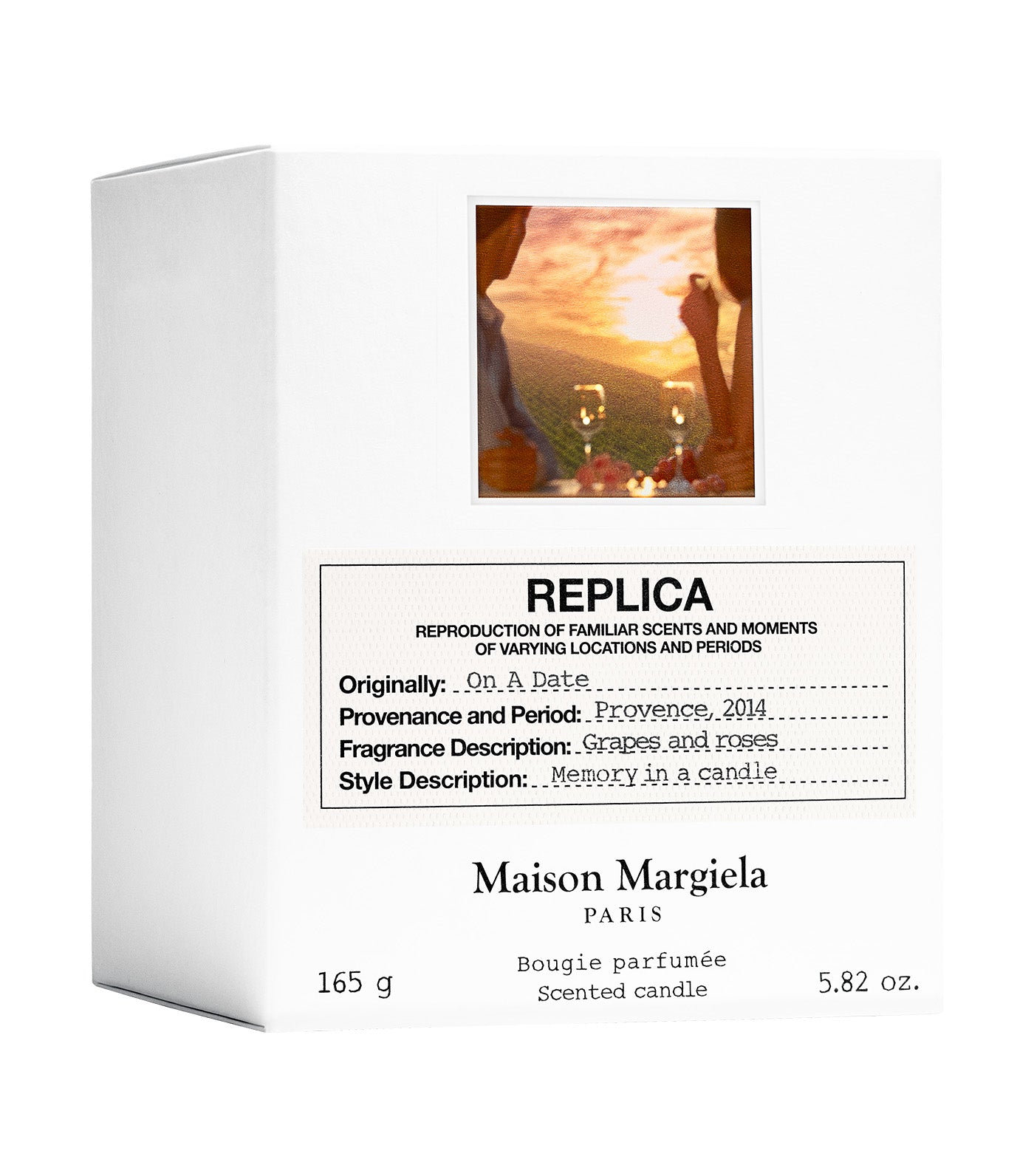 Replica On A Date Candle