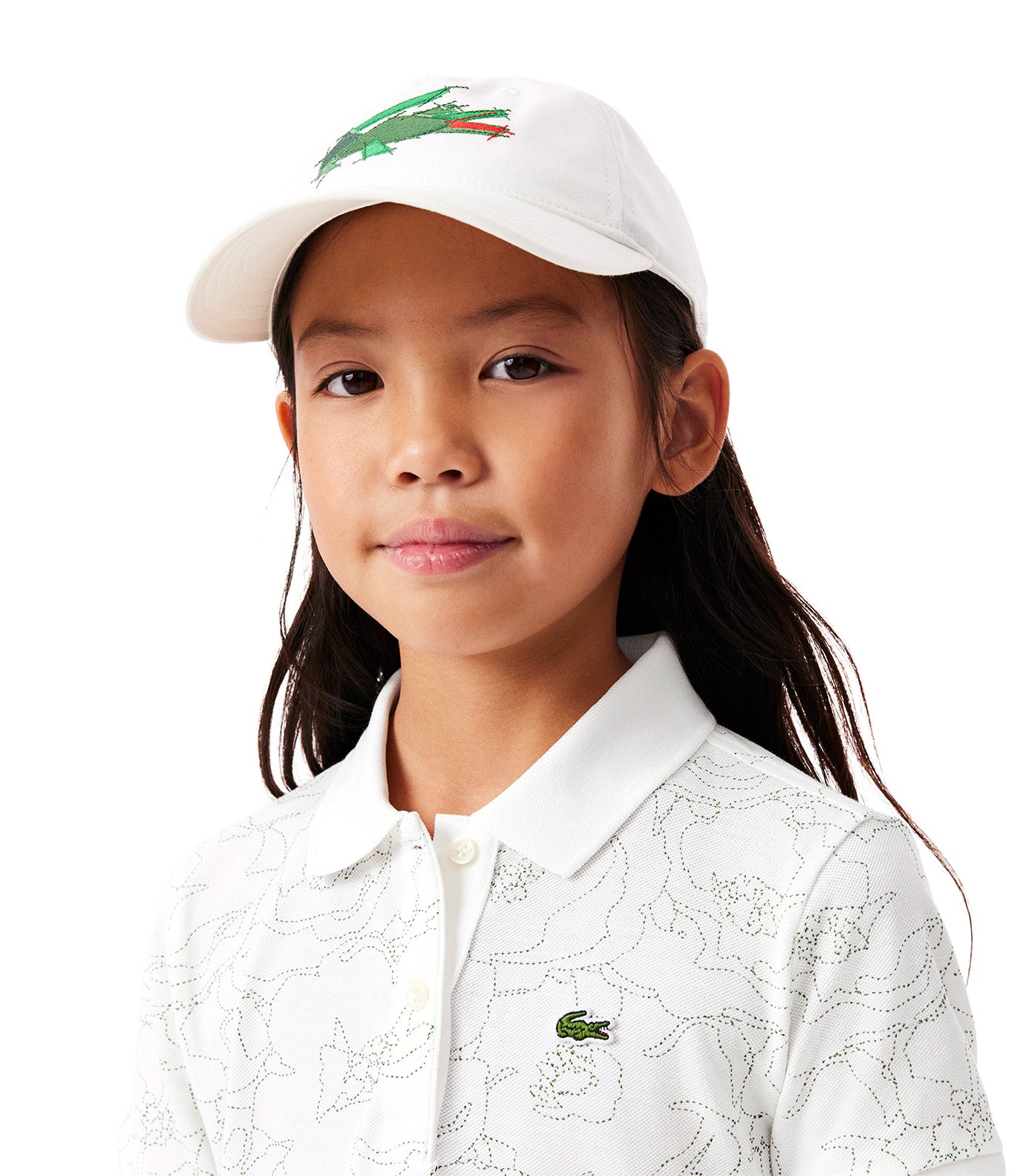 Holiday Flower Print Dress White