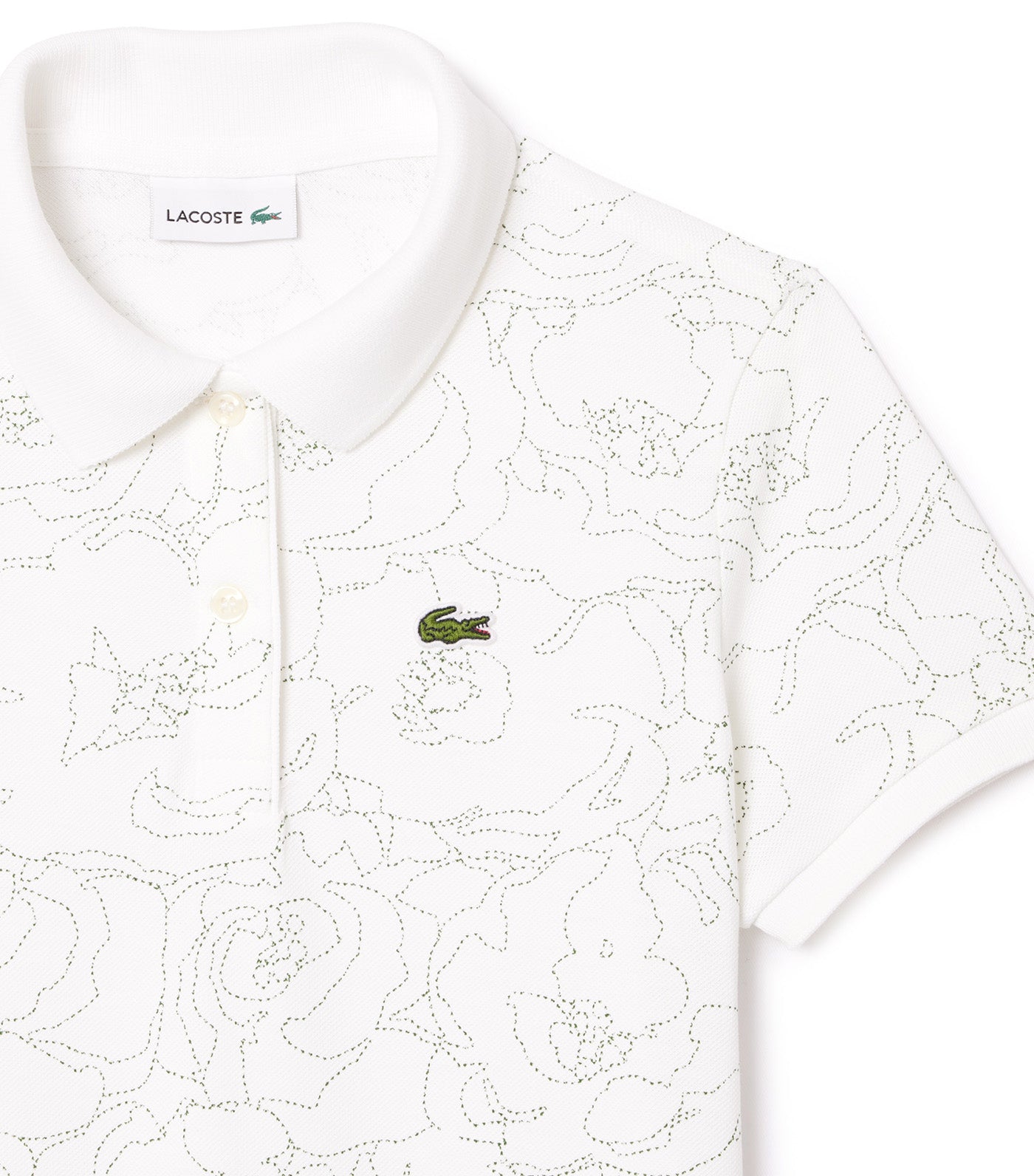 Holiday Flower Print Dress White