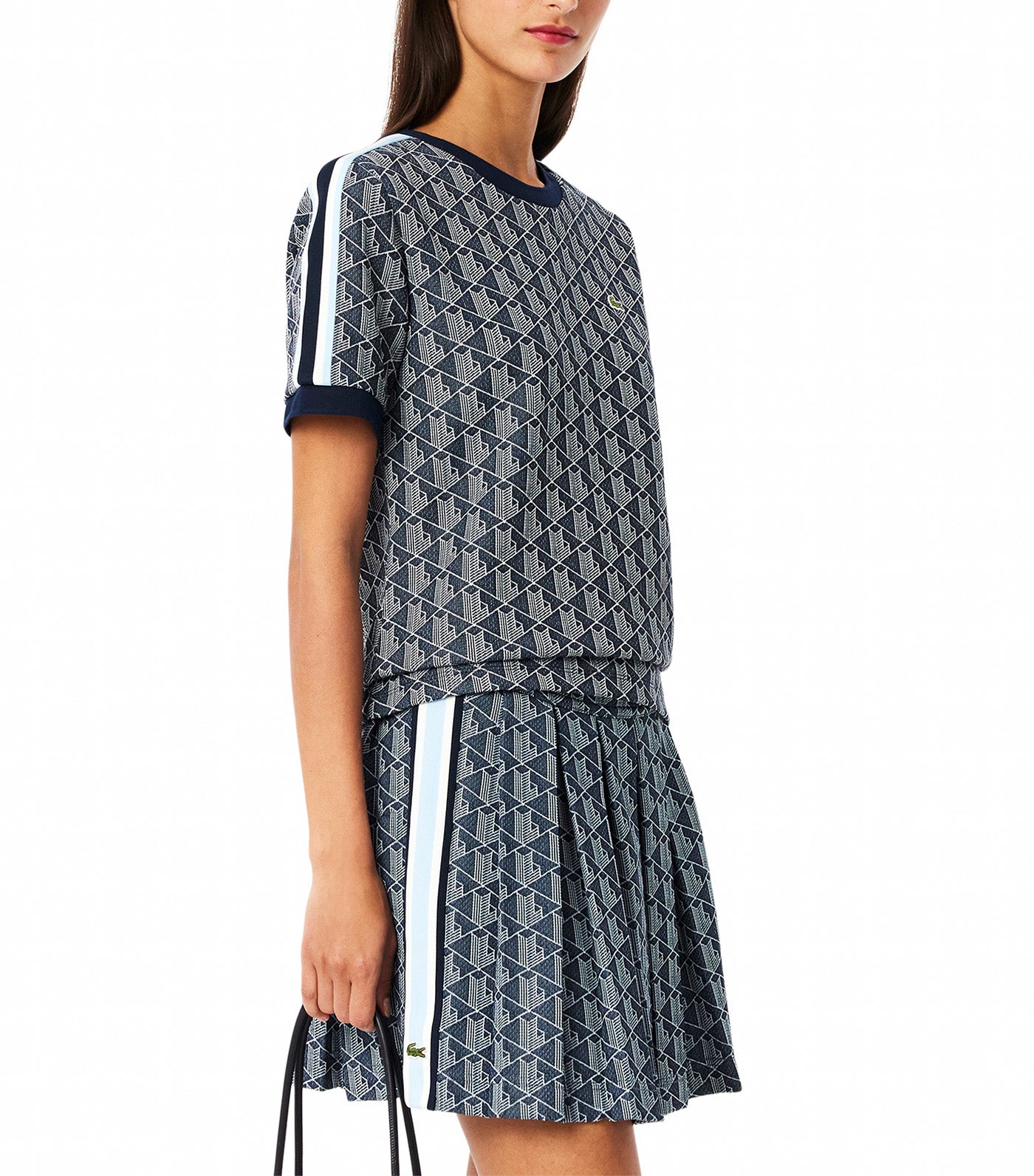 Slim Fit Monogram Jacquard T-Shirt