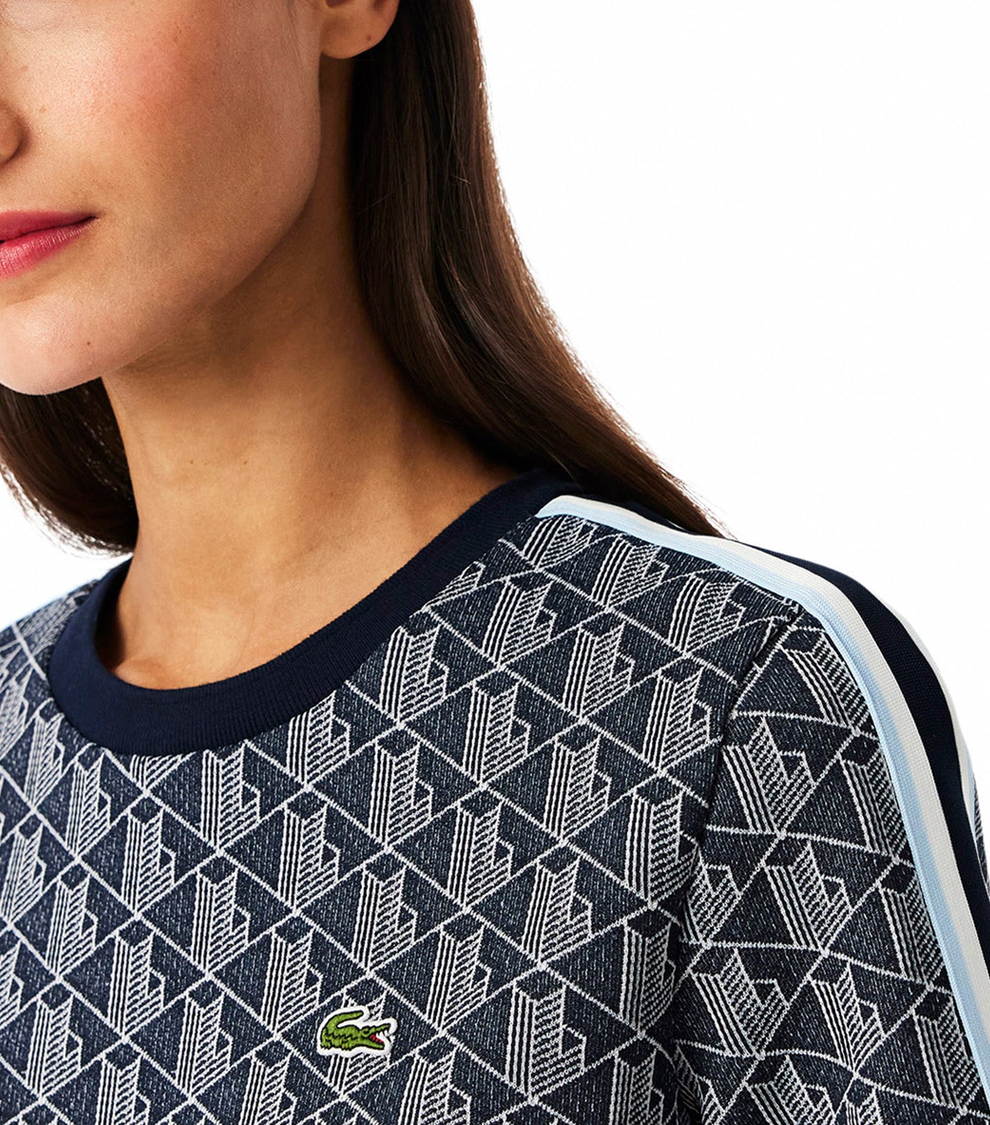 Slim Fit Monogram Jacquard T-Shirt