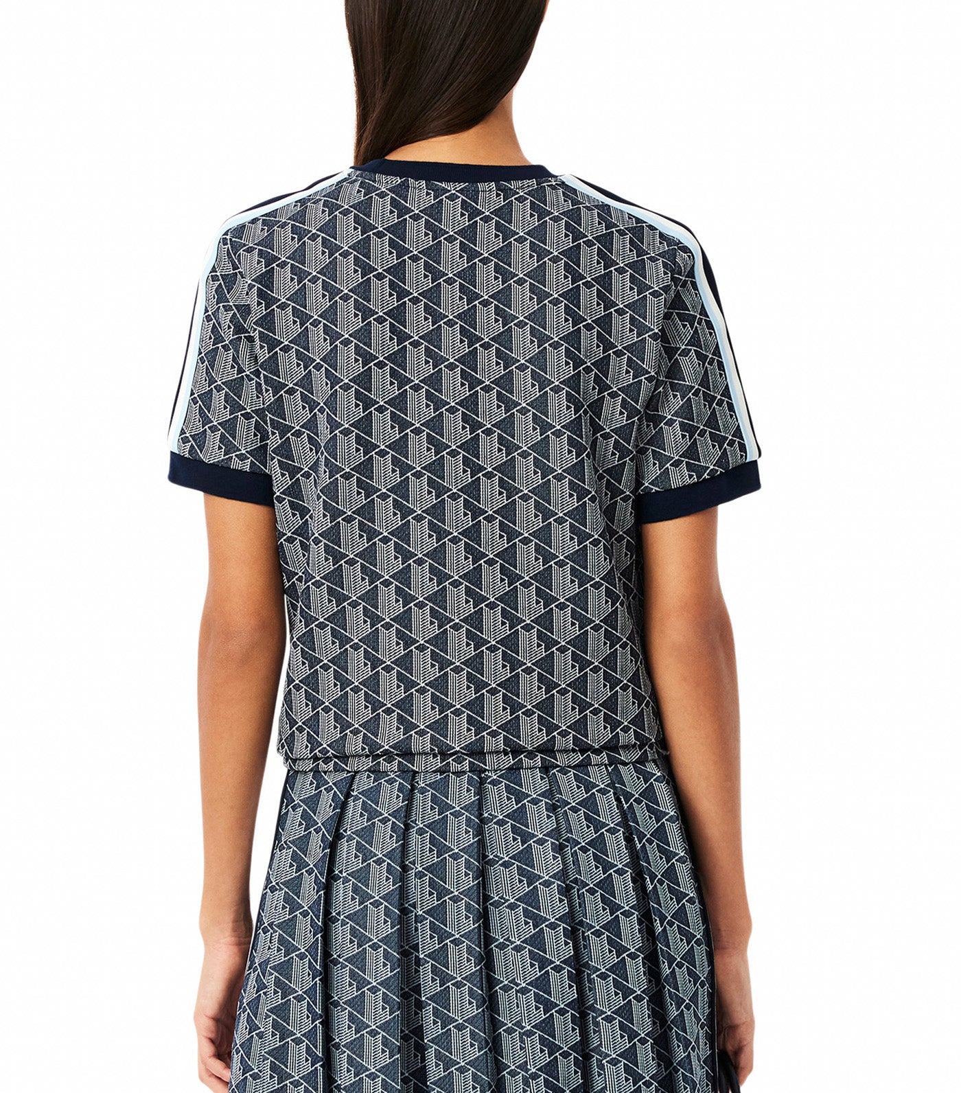 Slim Fit Monogram Jacquard T-Shirt