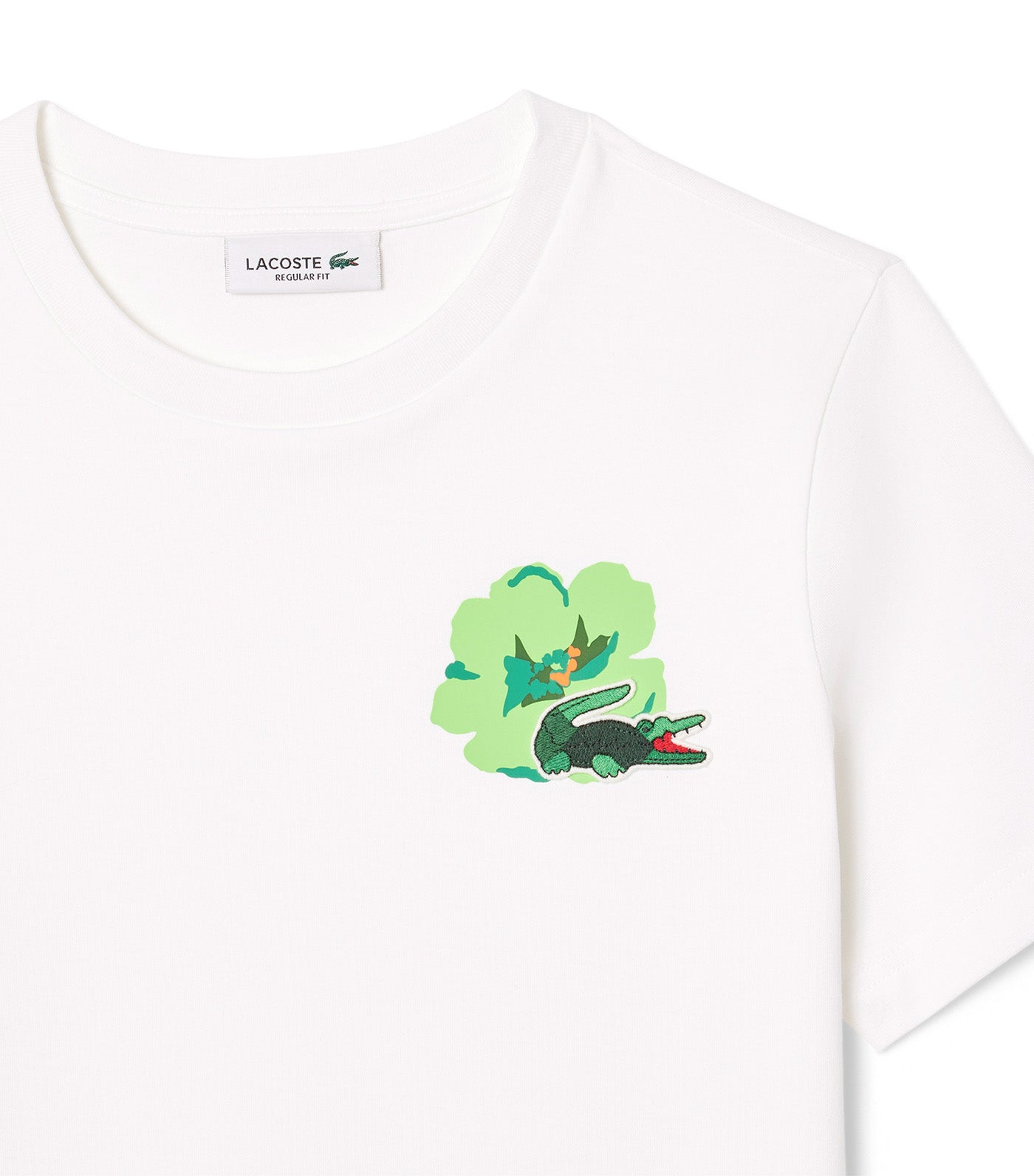 Heavy Cotton Flower T-Shirt White