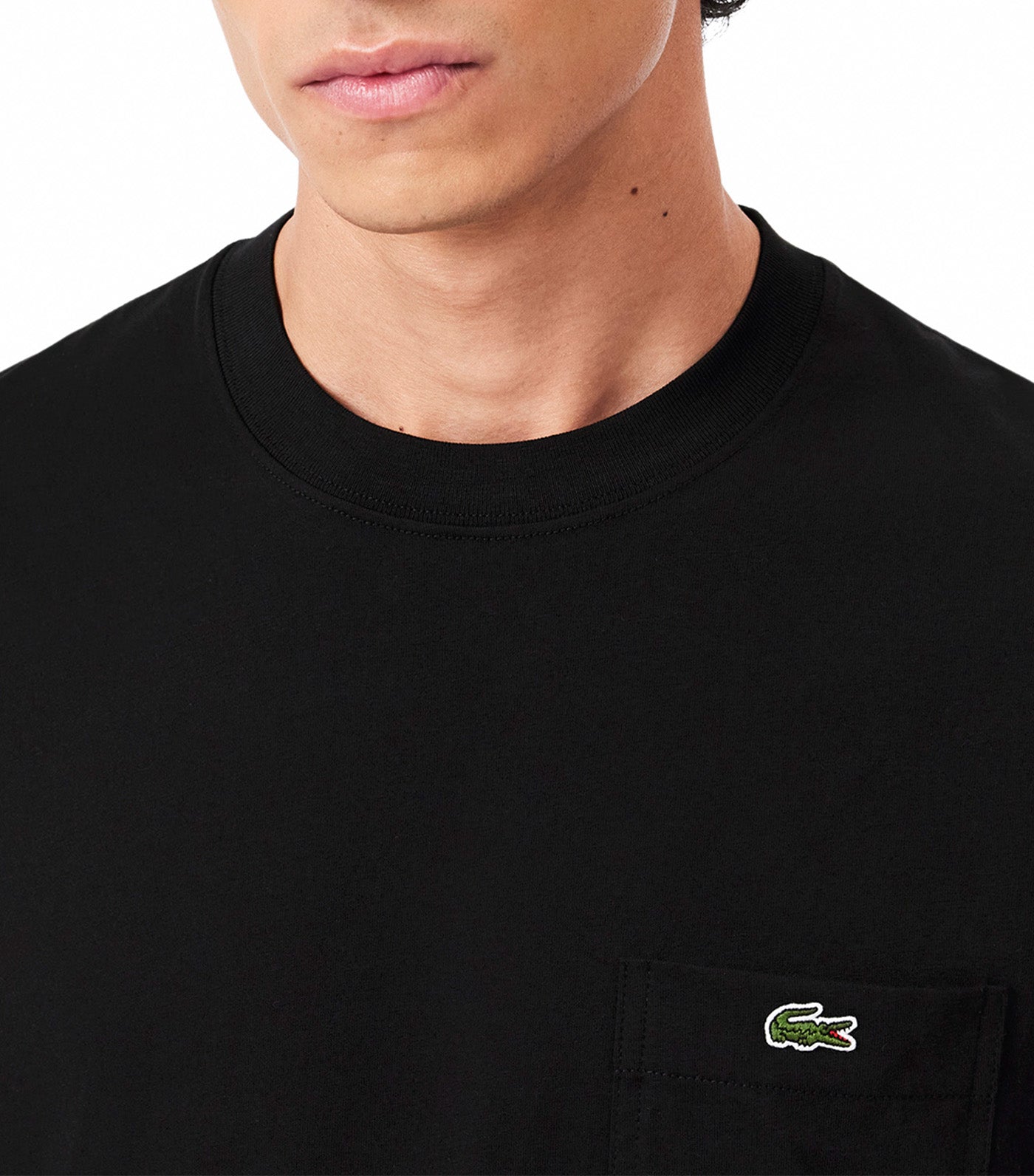 Cotton T-shirt with Breast Pocket