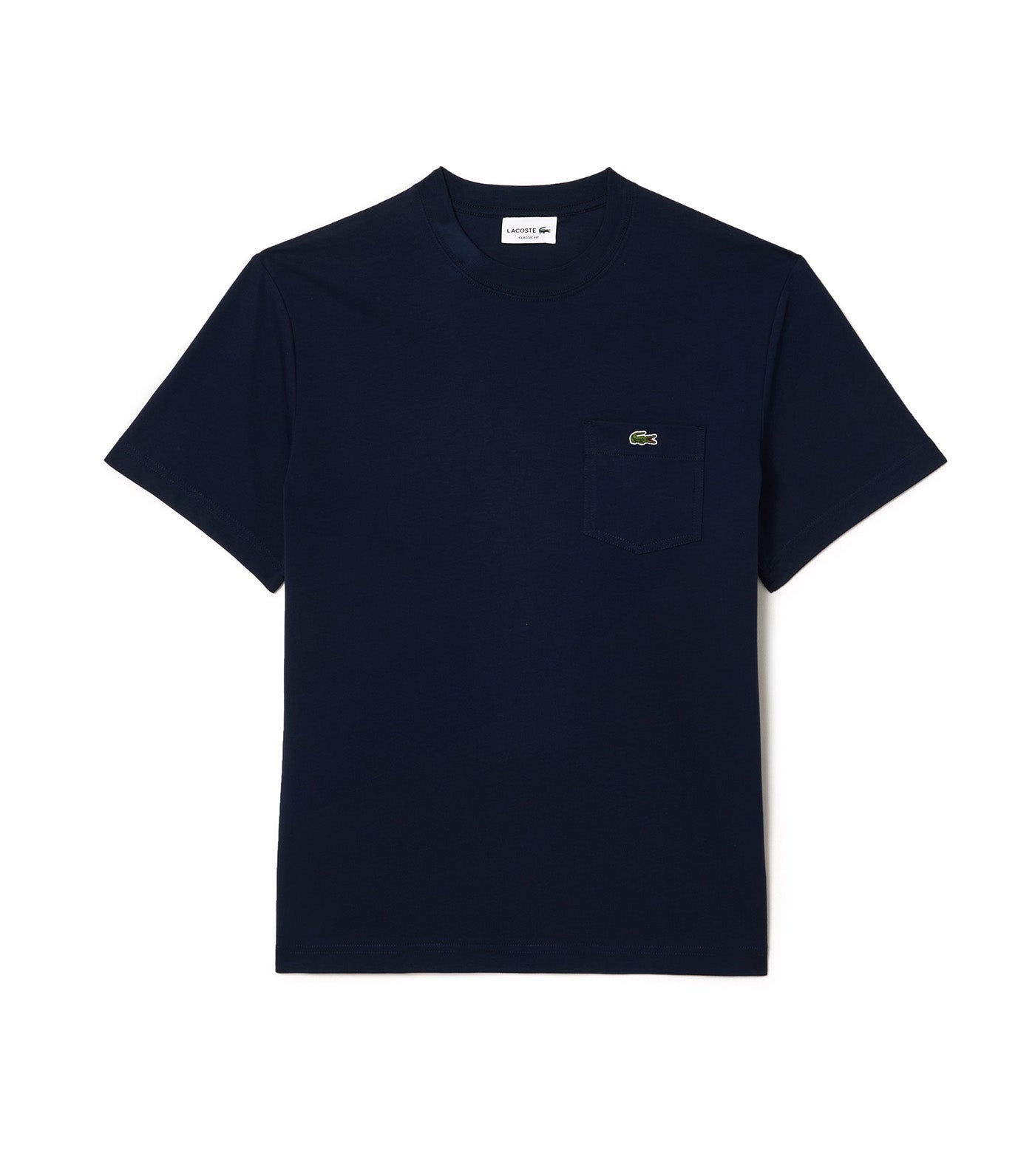 Cotton T-shirt with Breast Pocket