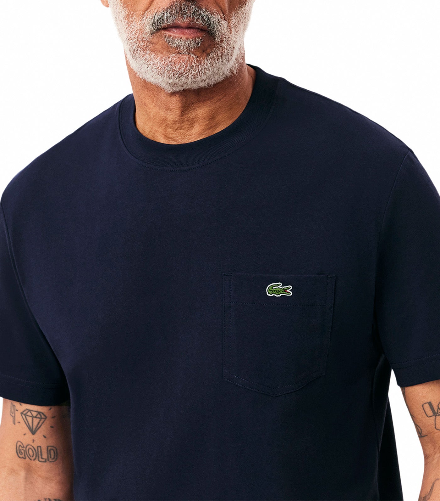 Cotton T-shirt with Breast Pocket