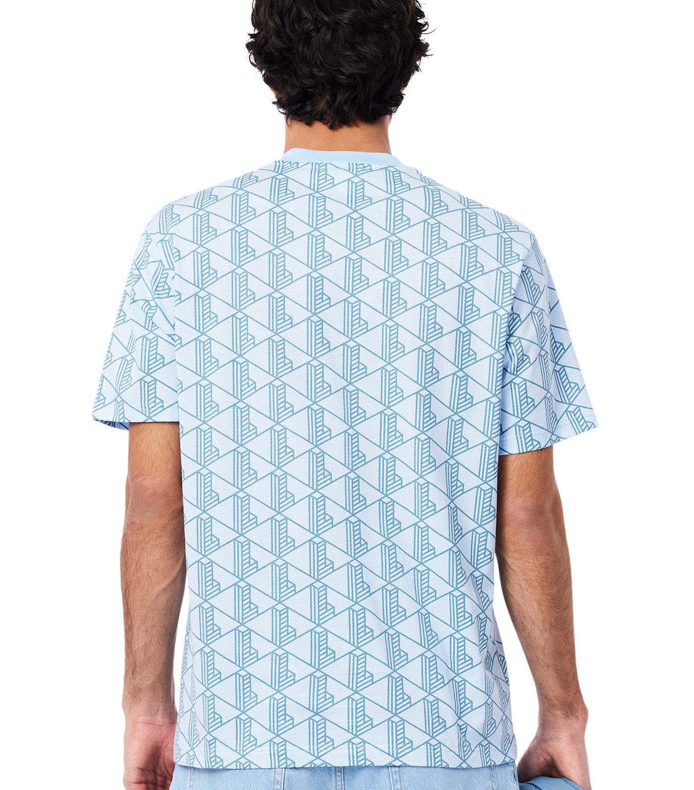 Monogram Cotton T-Shirt Overview/Limestone