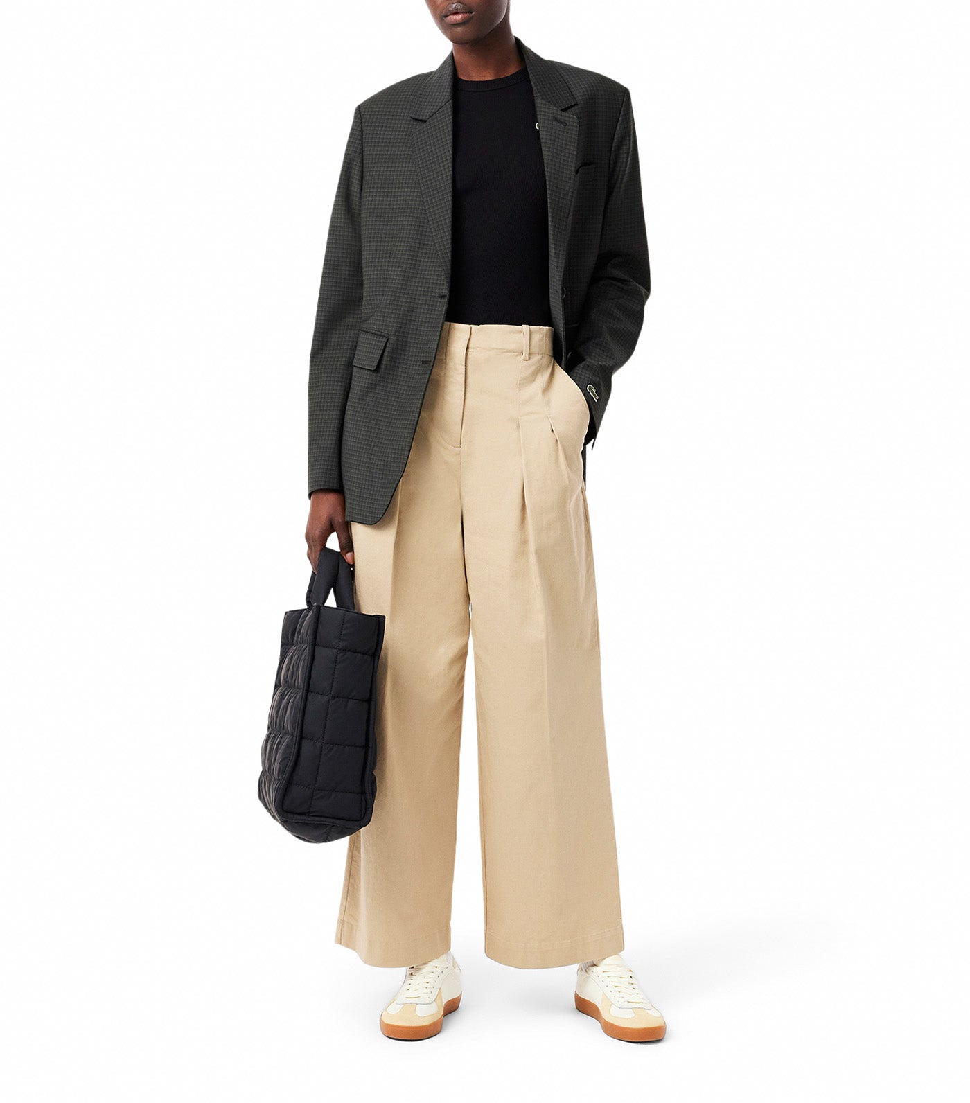 Slim Fit Ribbed Cotton T-shirt