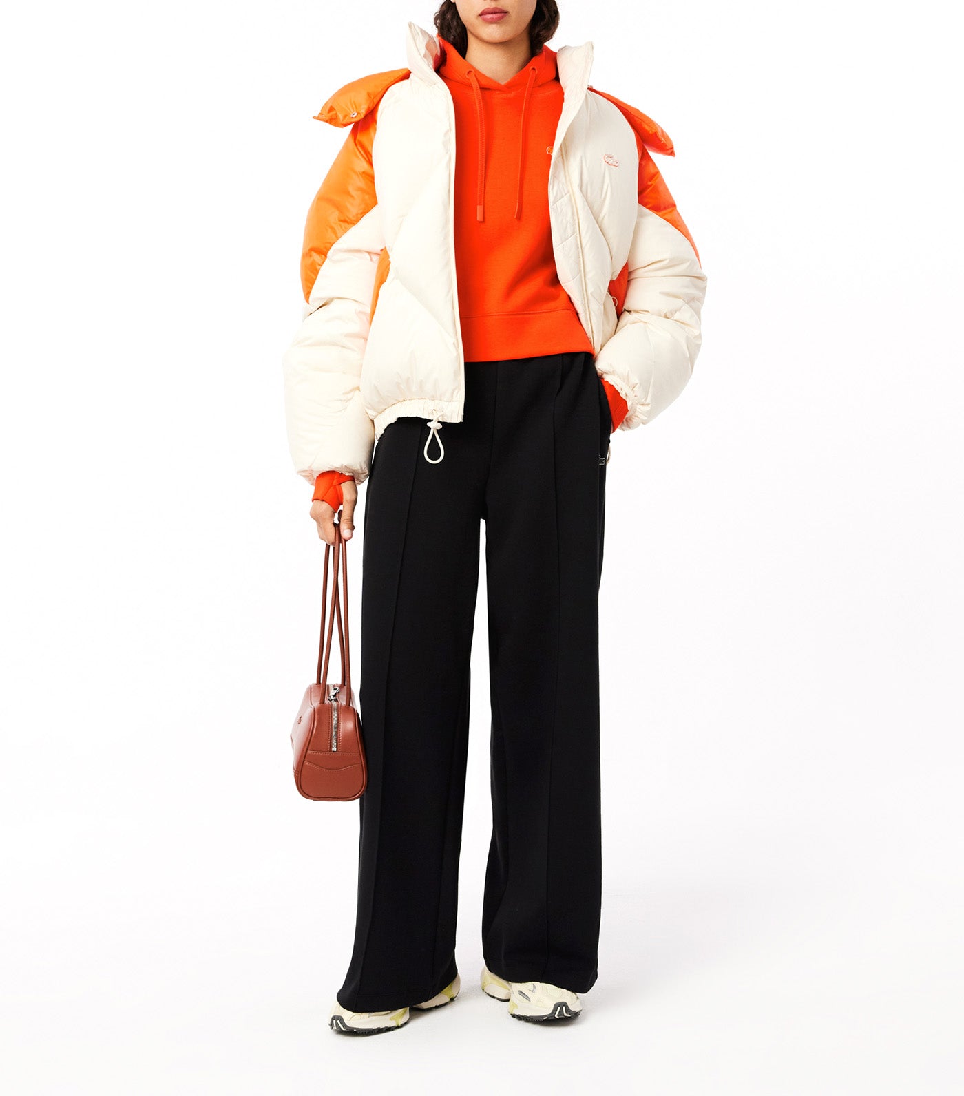 Women's Color-Block Hooded Sweatshirt