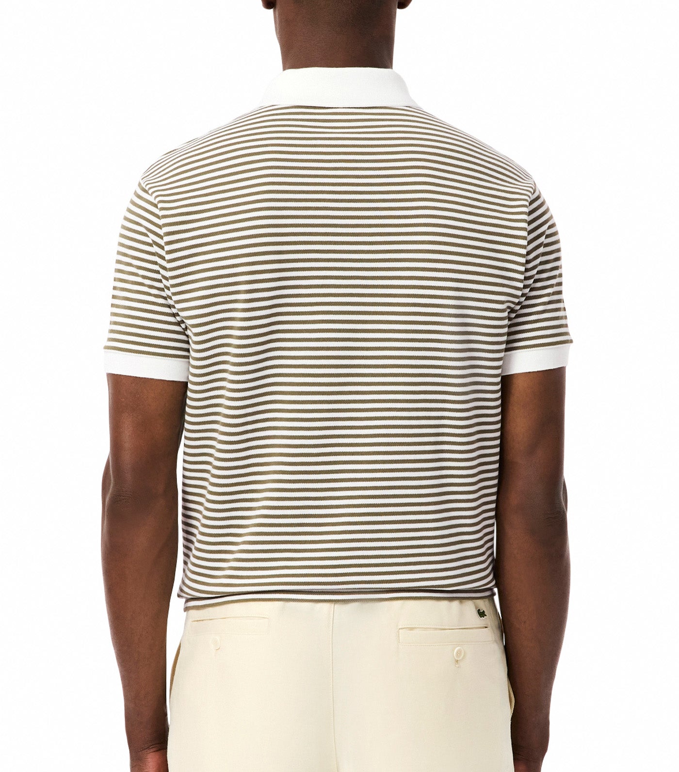 Classic Fit L.12.12 Striped Petit Piqué Polo Shirt